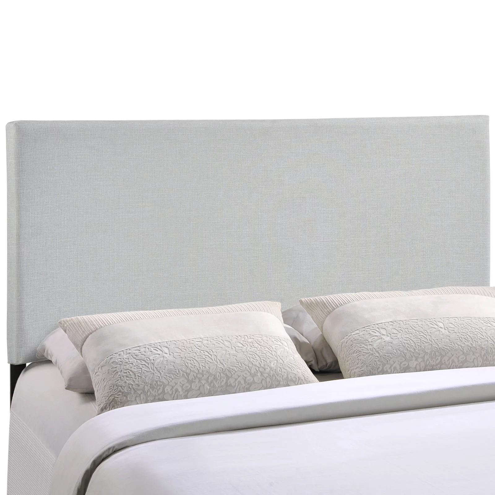 Modway Region Full Upholstered Fabric Headboard in Sky Gray