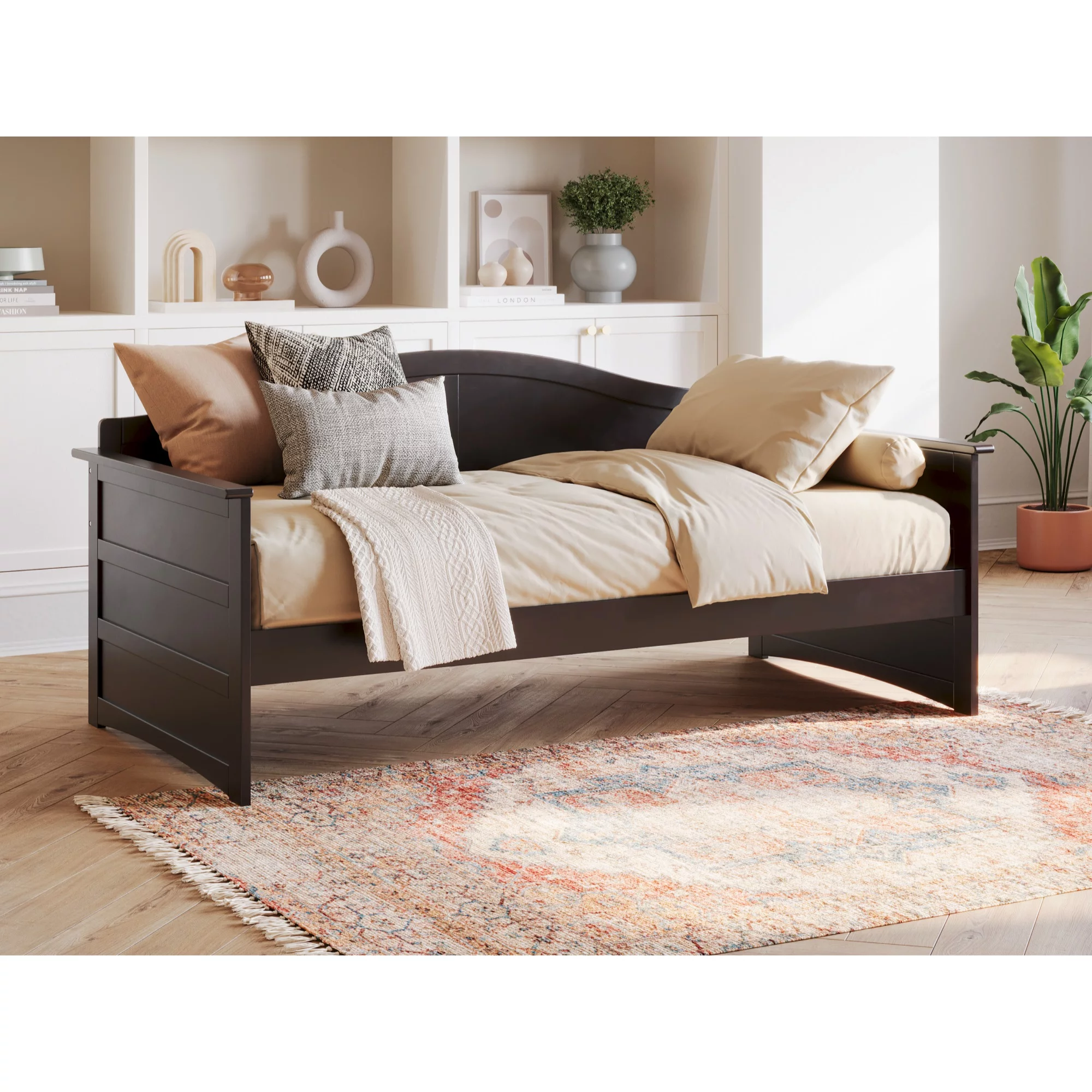 AFI Acadia Twin Wood Daybed in Espresso