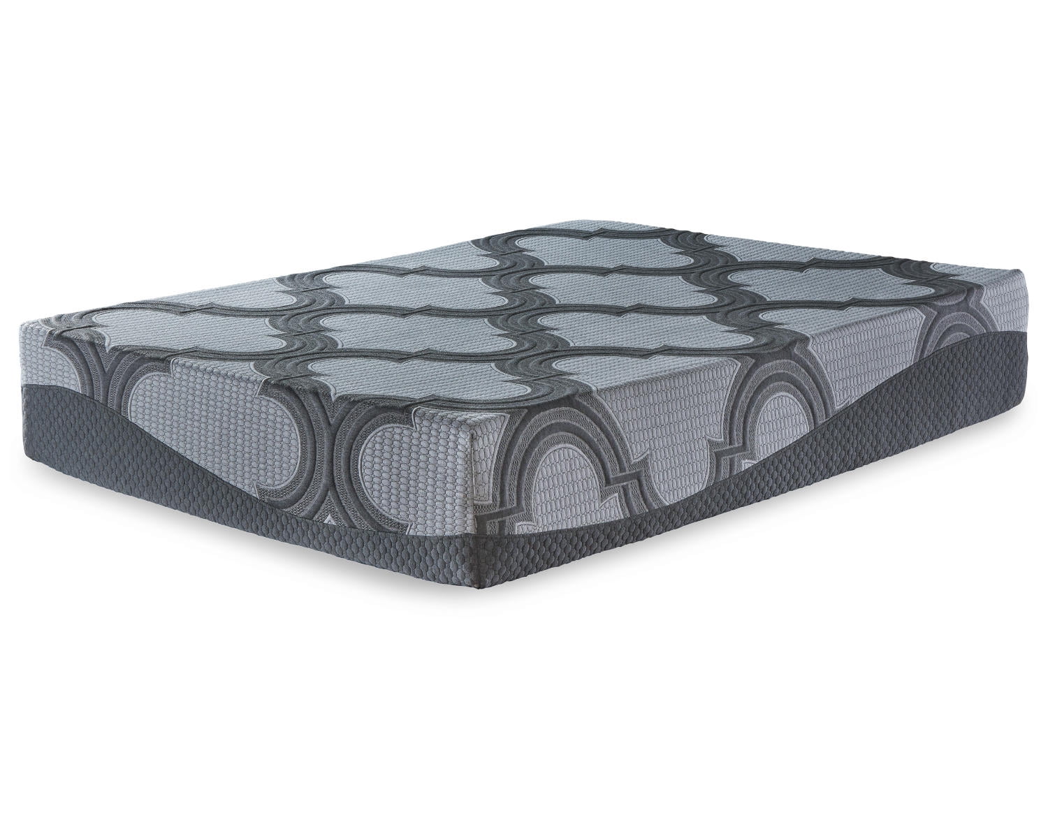 Signature Design by Ashley 12 Inch Ashley Hybrid King Mattress Gray