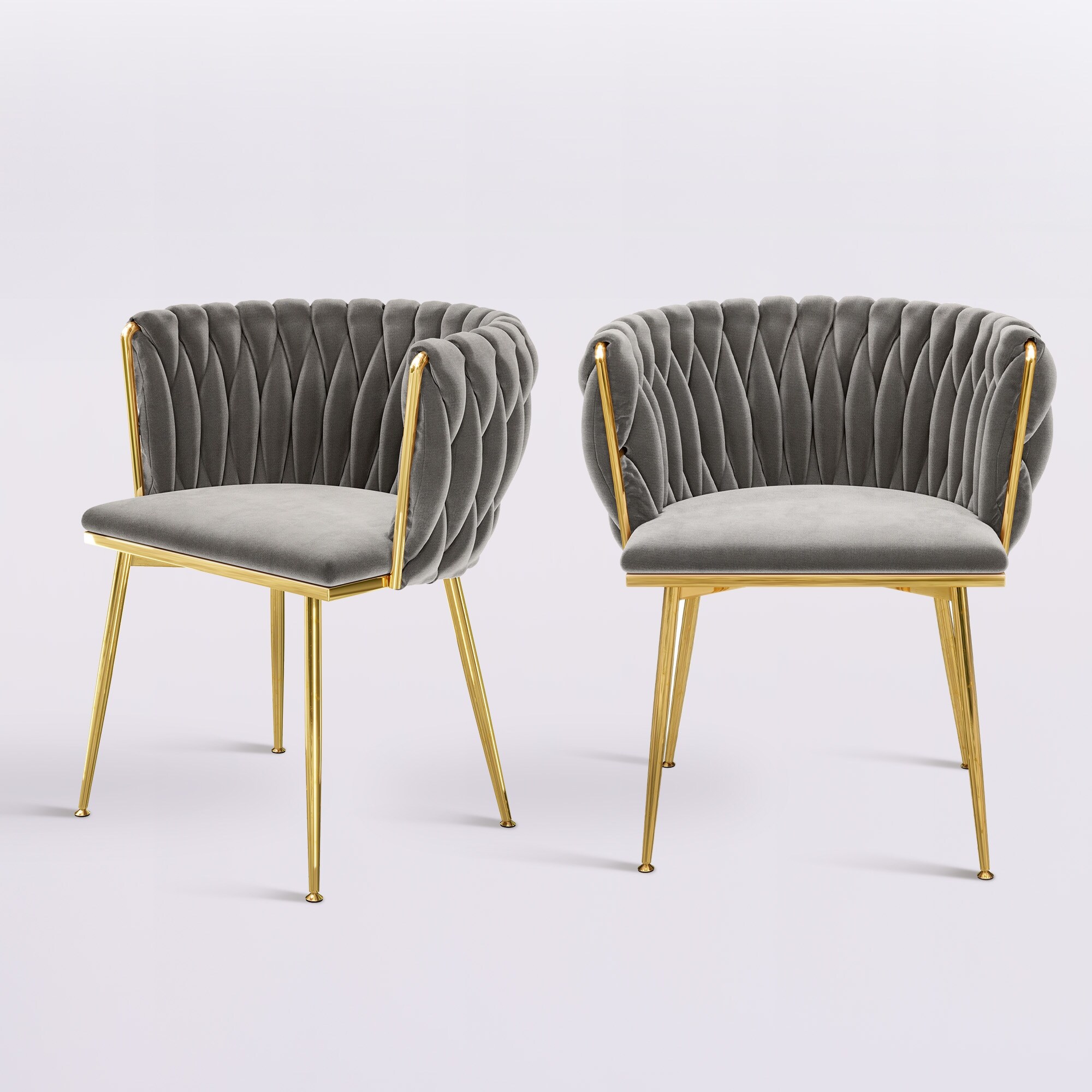 Dextrus Queen Size LED Bed Frame, Stylish Gray Platform Bed with Adjustable Diamond Headboard, USB Ports, Wooden Slat Support and Easy Assembly, No Box Spring Needed