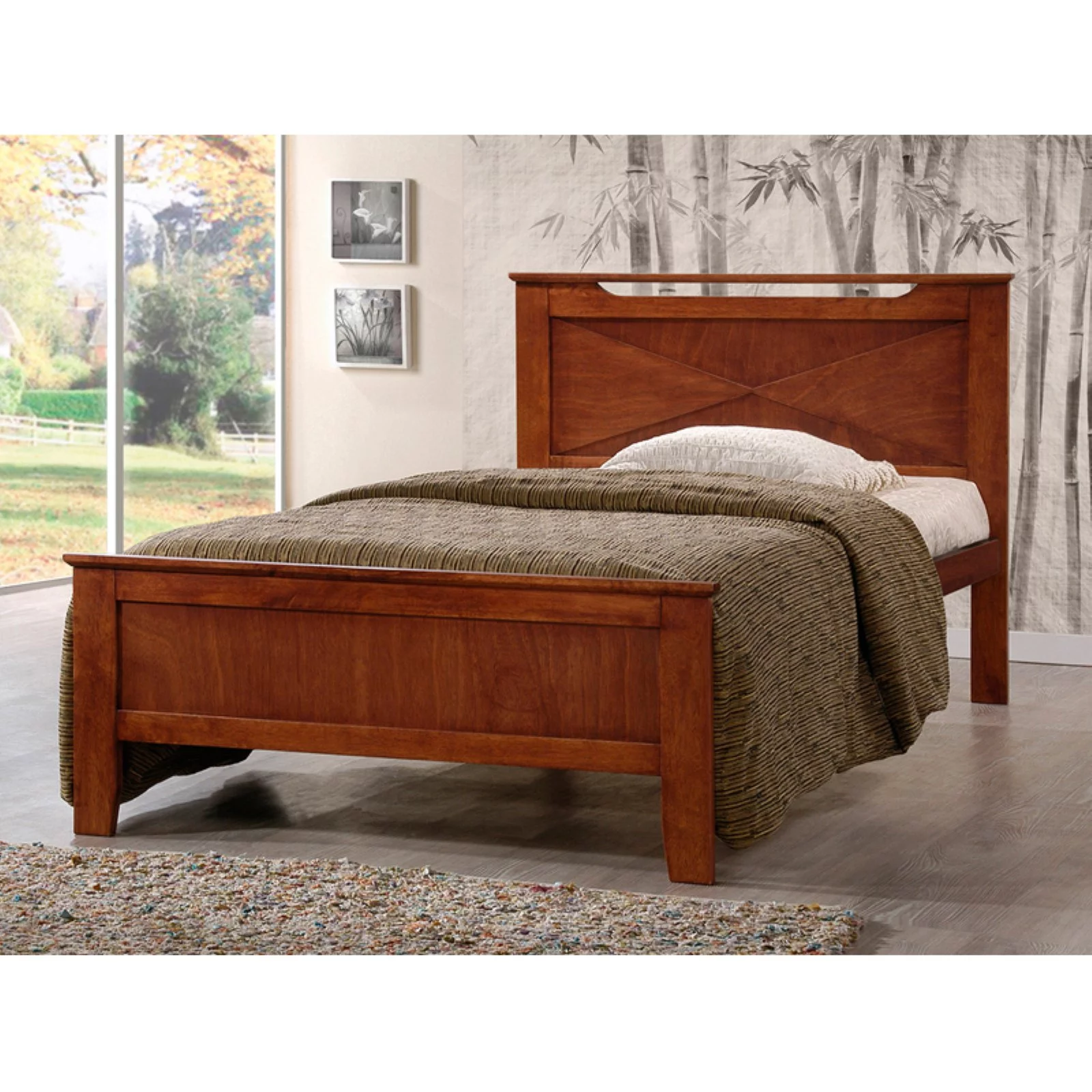 Baxton Studio Demitasse Brown Wood Contemporary, Multiple sizes