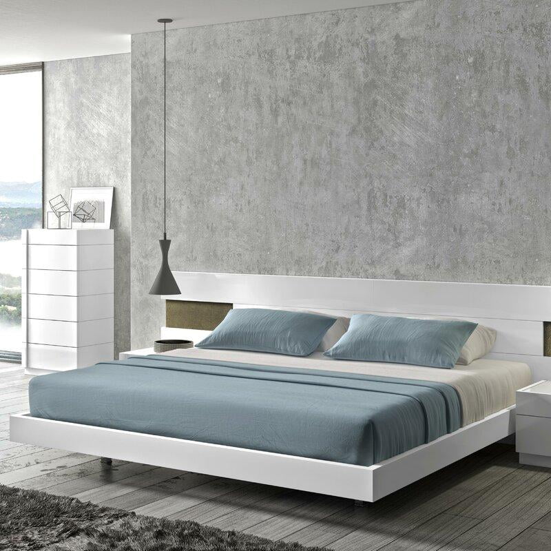Brackenridge Platform QUEEN Bed Set 3 by Wade Logan
