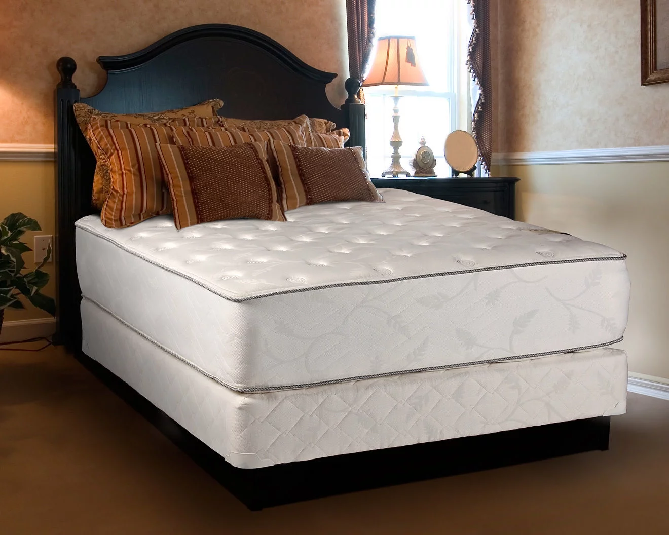 Dream Sleep Exceptional Plush 2-Sided Mattress Set with Mattress Cover Protector - Orthopedic, Longlasting Comfort by Dream Solutions USA (King 76