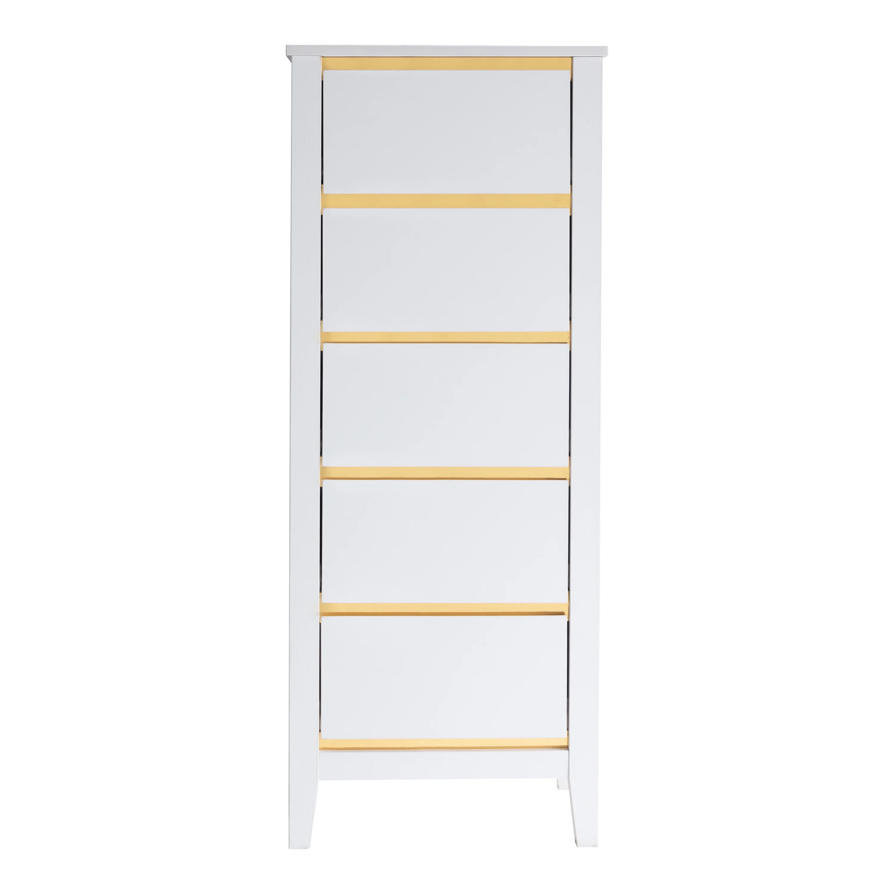 Laine Indoor 5-Drawer Wood White Chest for Bedroom by Furniture of America