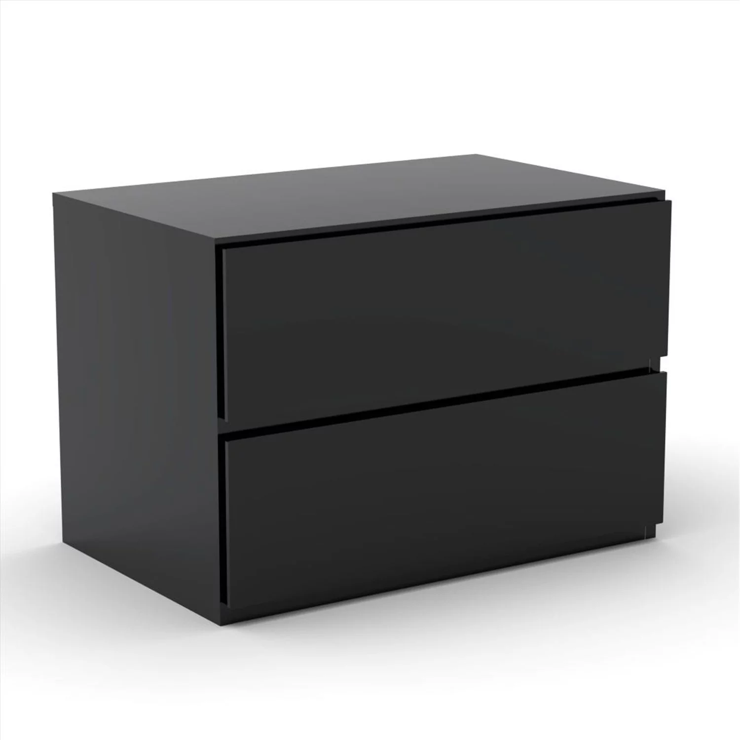 Sonoma Queen Size Bedroom Set #400876 from Nexera, Walnut and Black-Finish:Walnut/Black