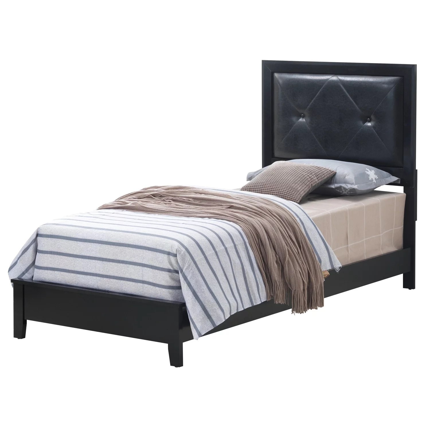 Homestock Island Oasis G1336A-TB Twin Bed , Black