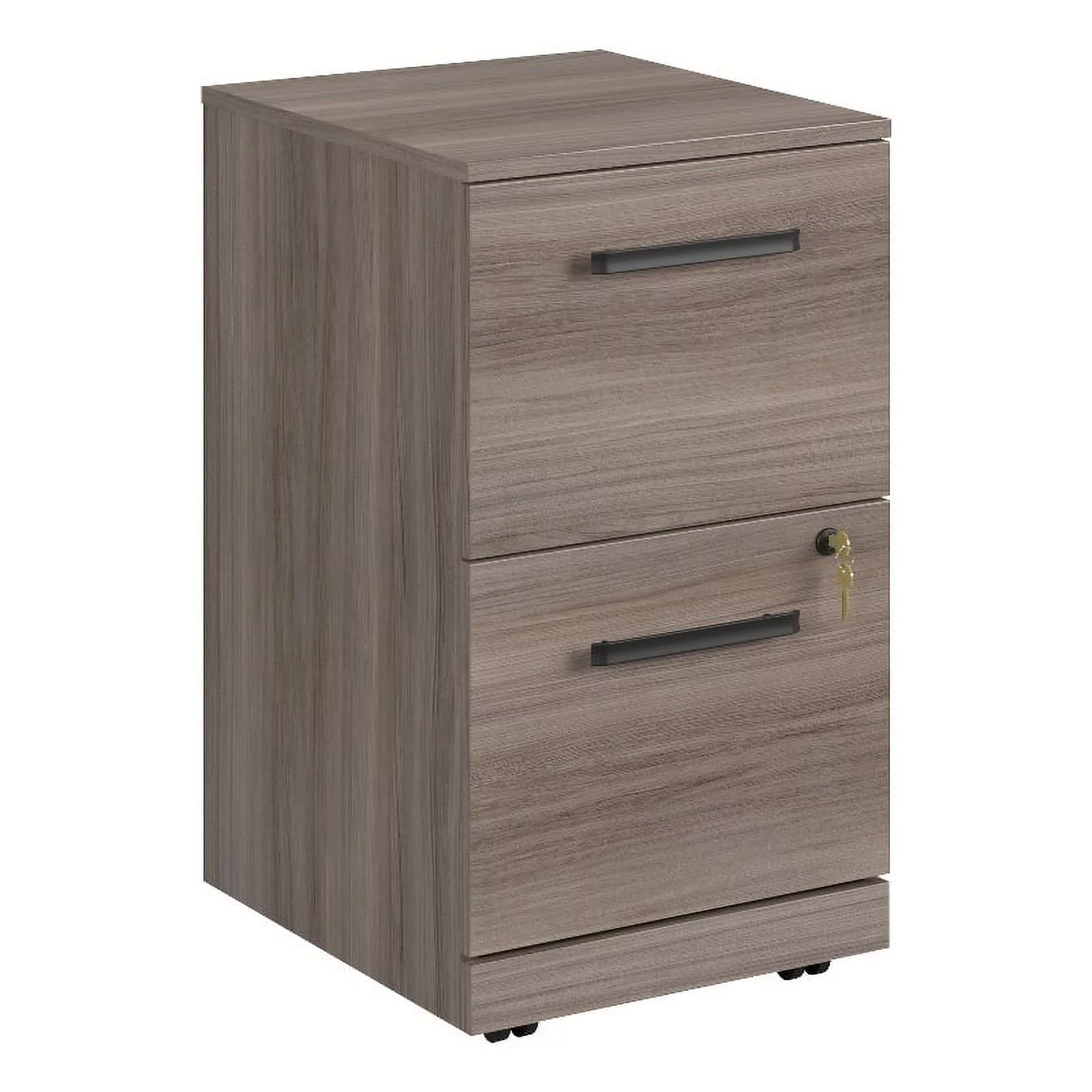 UrbanPro Engineered Wood 2-Drawer Mobile File in Hudson Elm / Brown