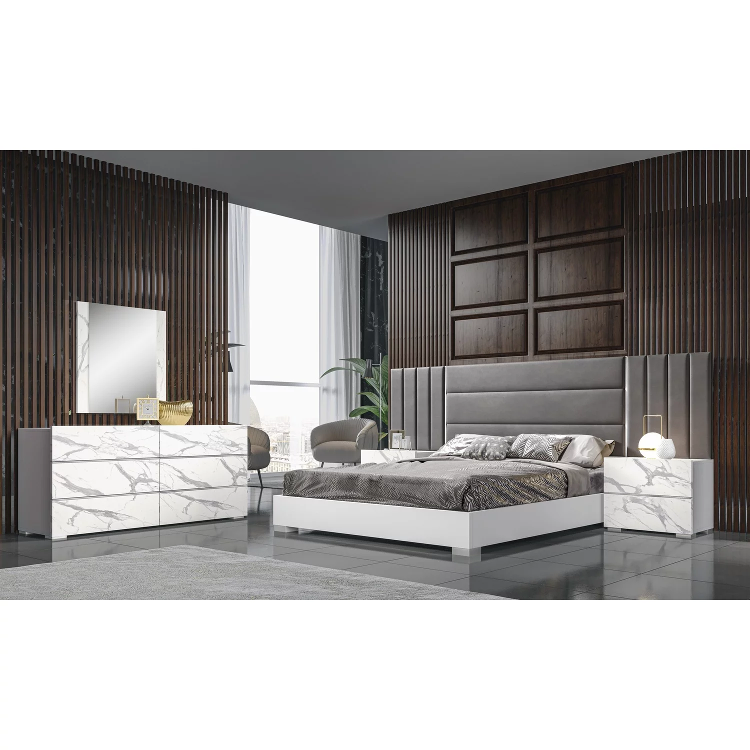 J&M Furniture Nina Queen Bed