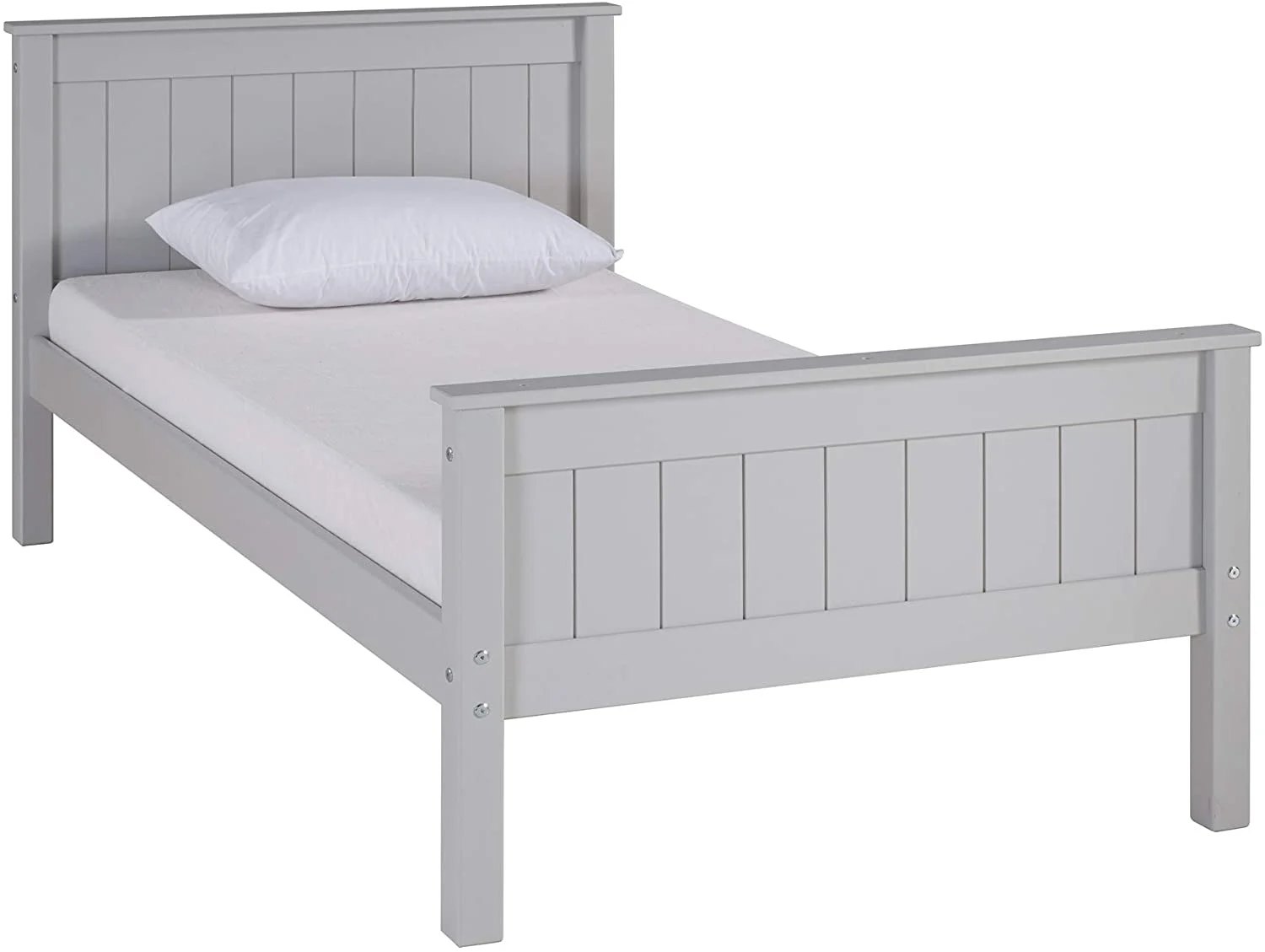 YINCHEN Alaterre Harmony Twin Bed, Dove Gray