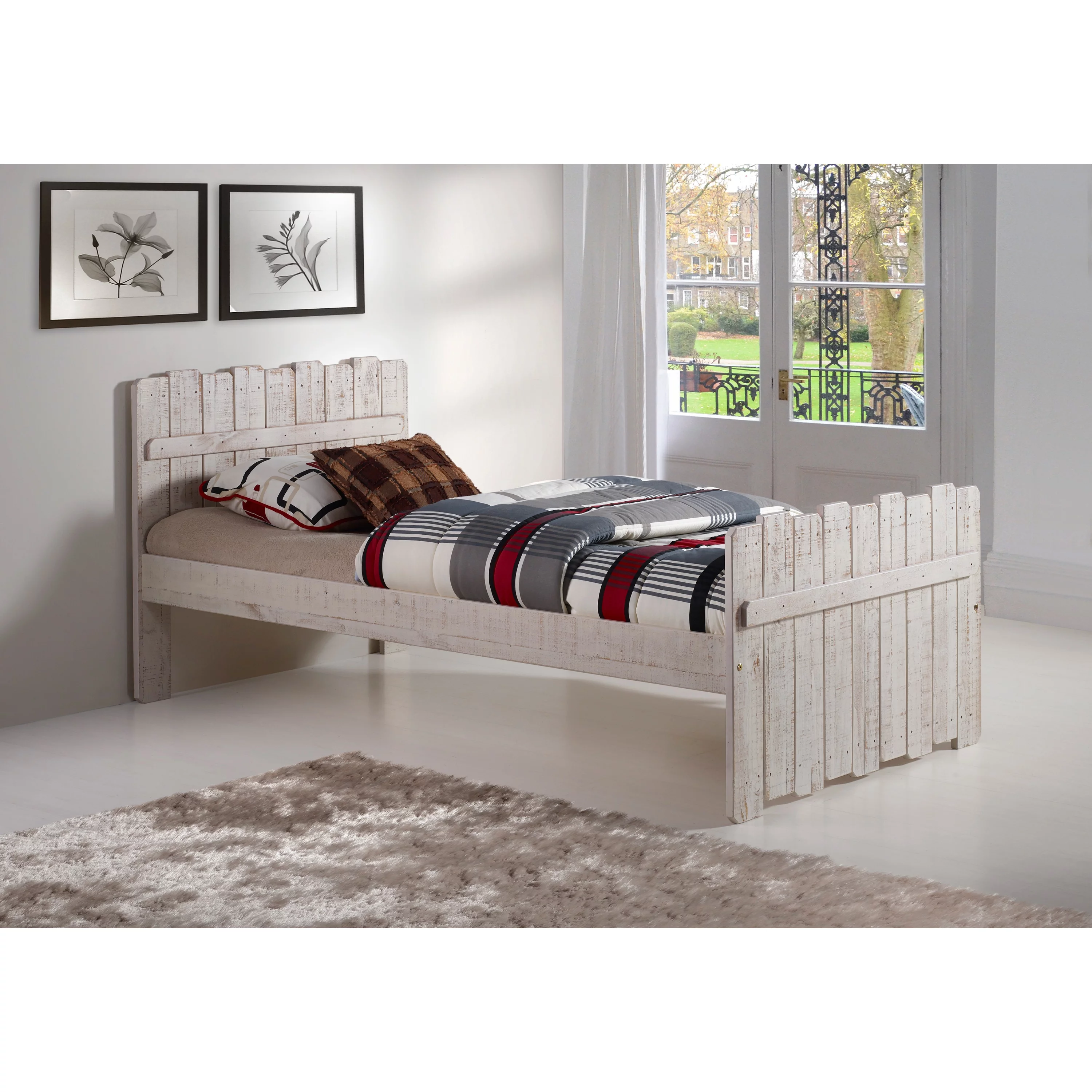 Pivot Direct PD-1383TRS Tree House Twin Size Bed in Rustic Sand
