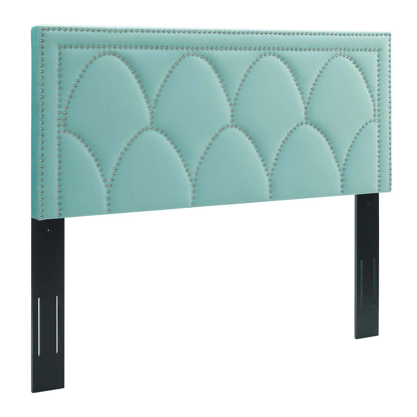 Modway Greta Performance Velvet Twin Headboard in Mint