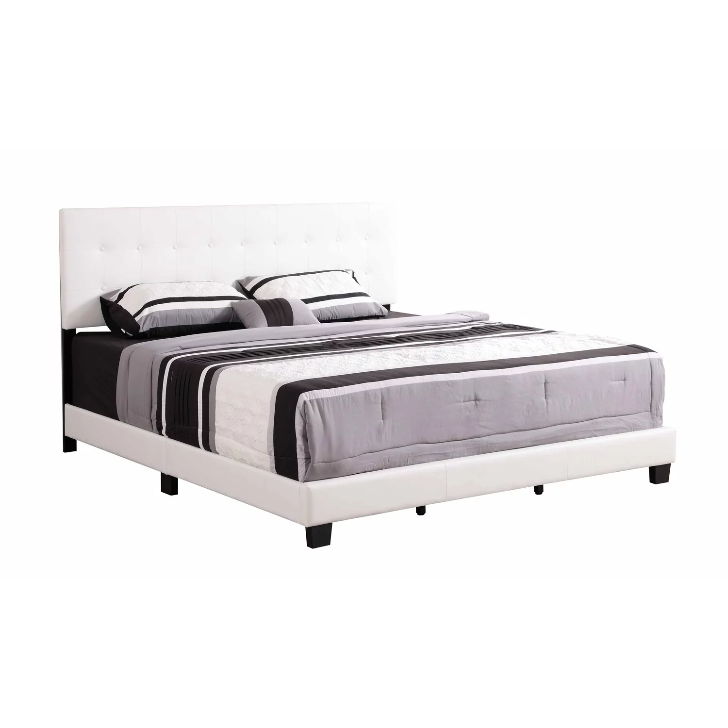 LYKE Home King Bed , White