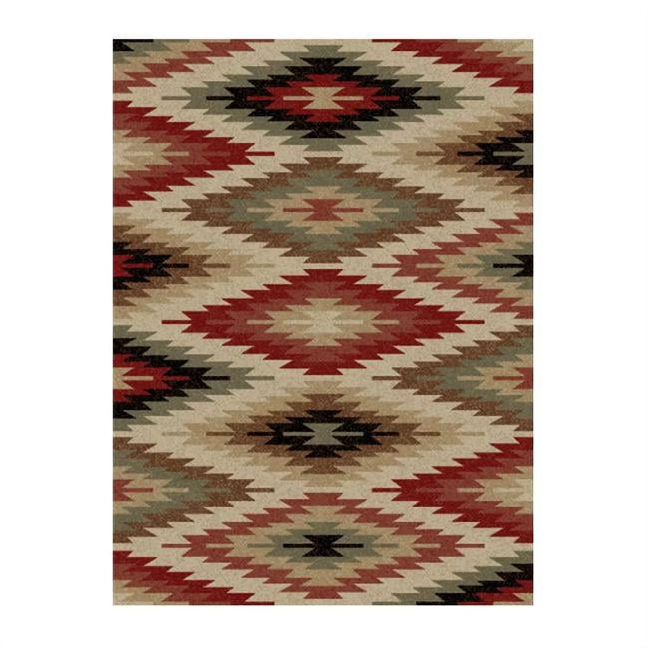 Mayberry Rug LK8532 Lodge King La Cruces Area Rug 8X10 7 ft. 10 in. x 9 ft. 10 in.