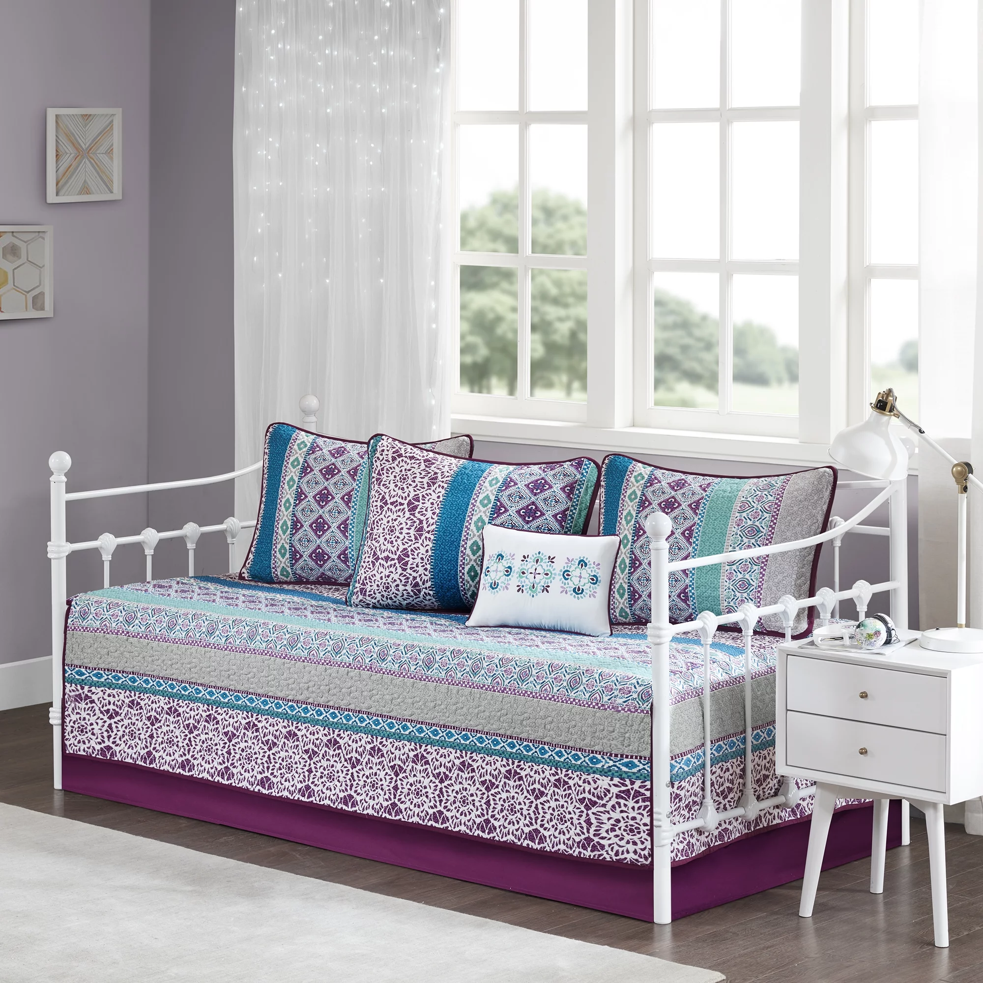 Home Essence Apartment Callie 6pc Boho Reversible Daybed Set