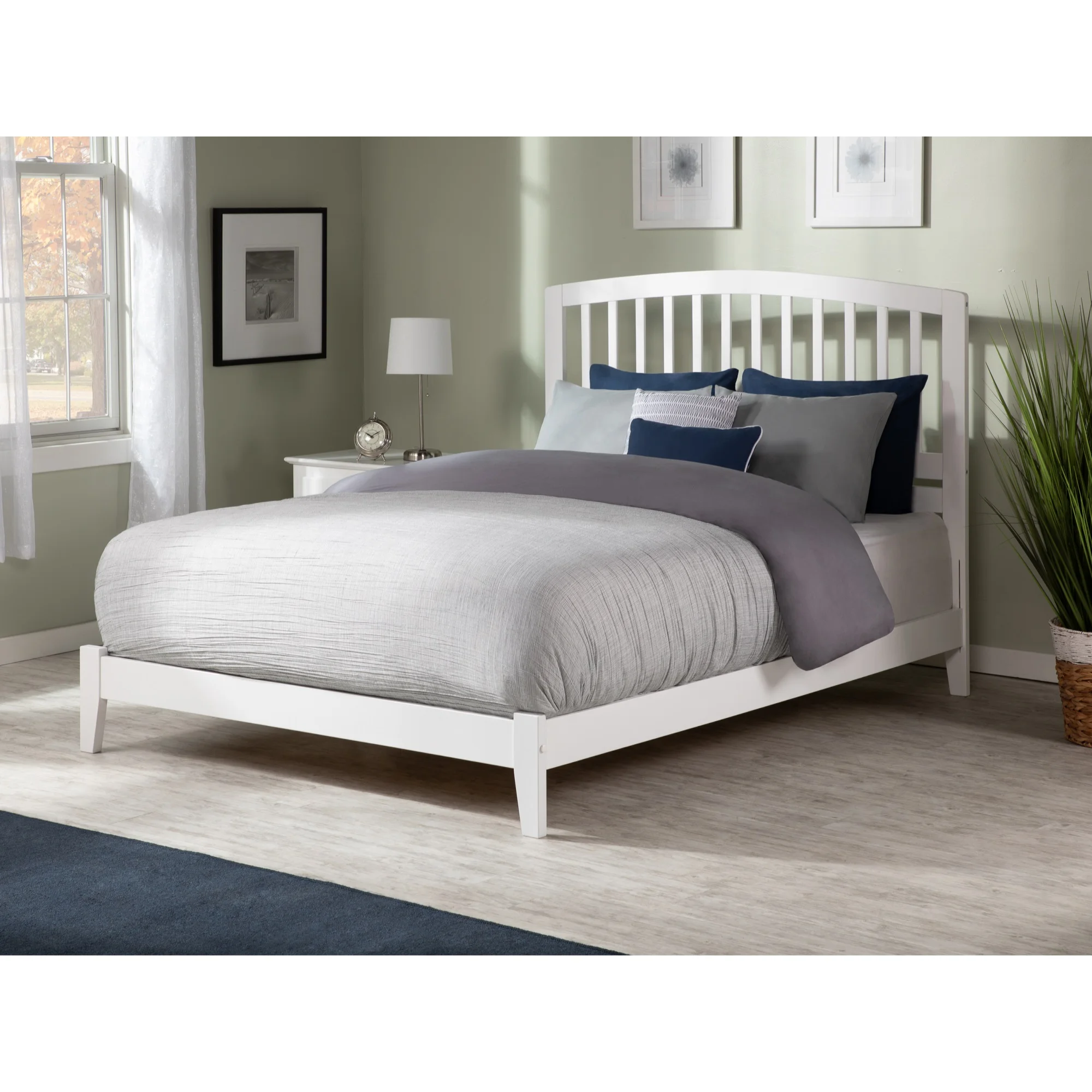 Atlantic Furniture Richmond Low Profile Platform Bed F WH