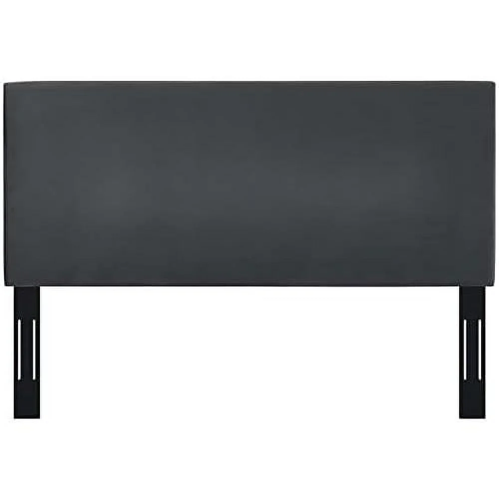 Performance Velvet Upholstered King And California King Headboard In Gray