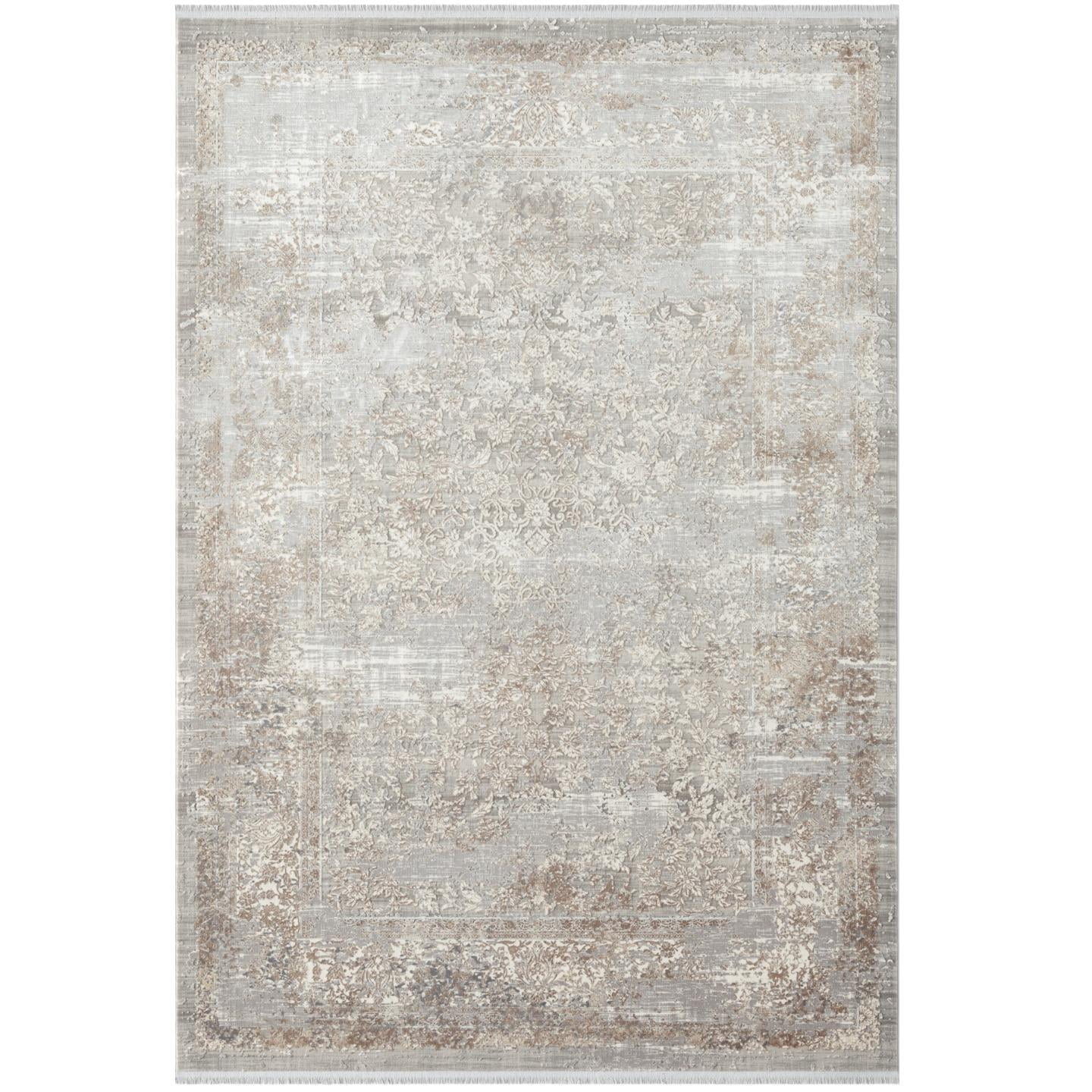 Luxe Weavers Premium Oriental Distressed Beige 9x12 Area Rug
