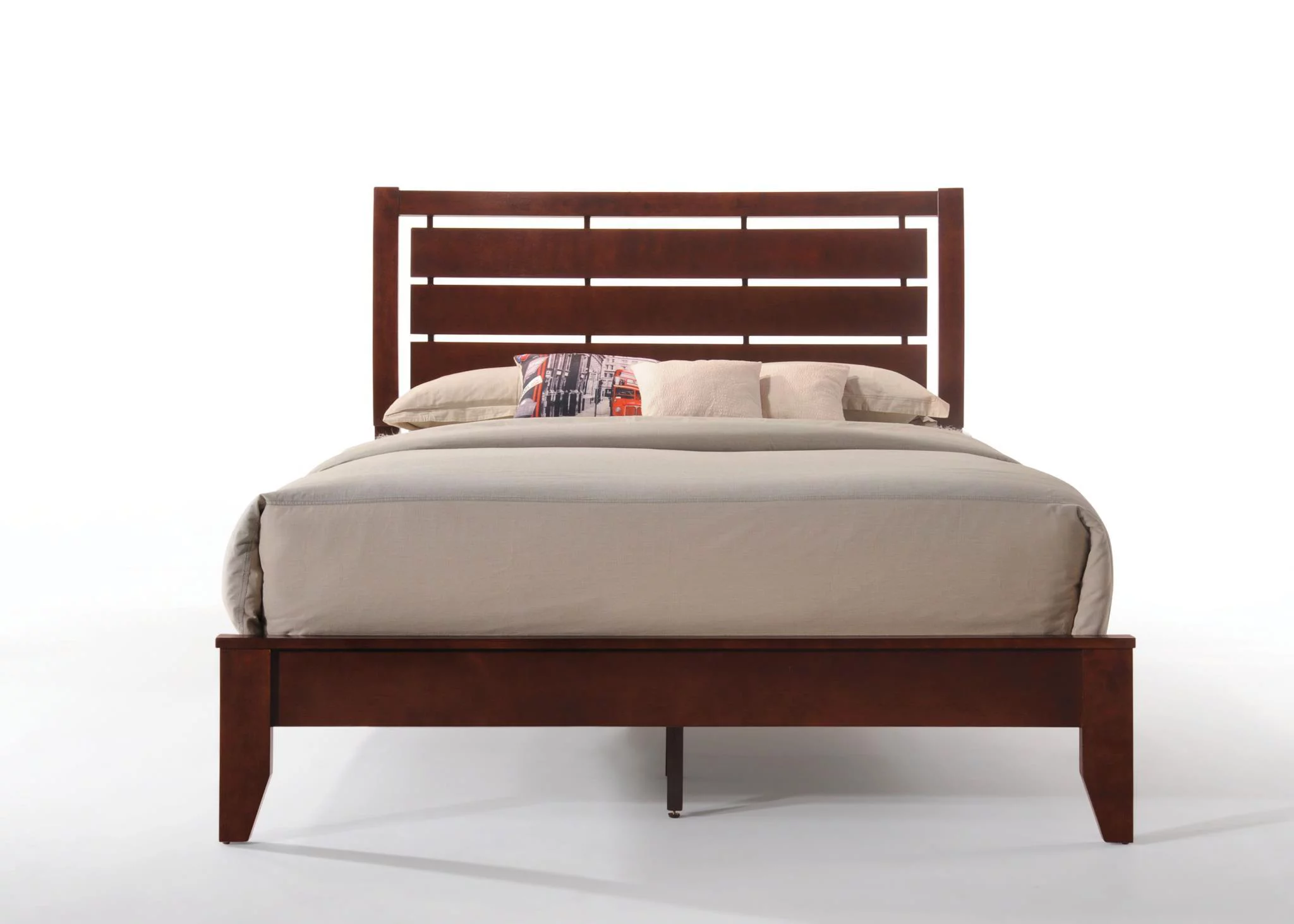 Contemporary Brown Cherry Eastern King Bed Set 6PCS by Acme Ilana 20397EK-6pcs
