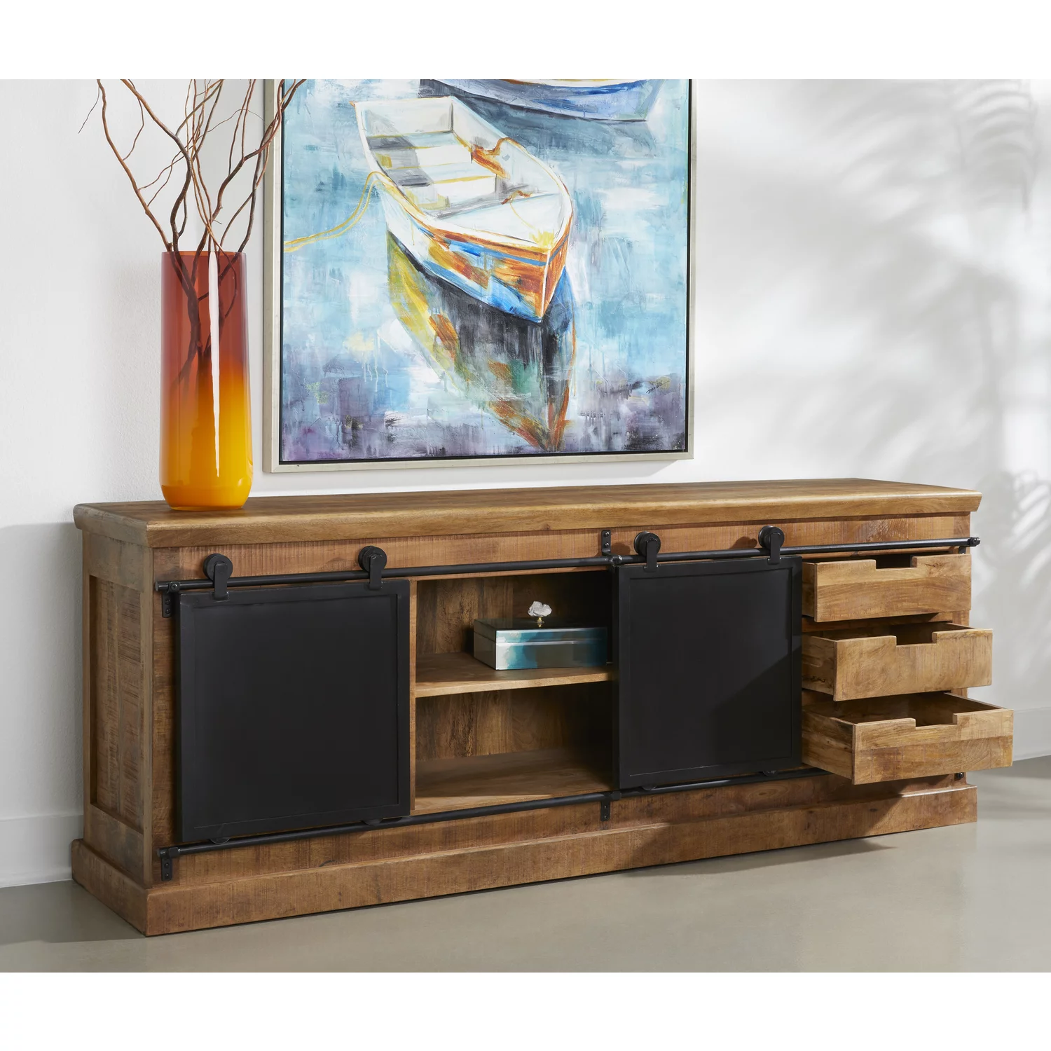 Coast to Coast Two Door Six Drawer Credenza