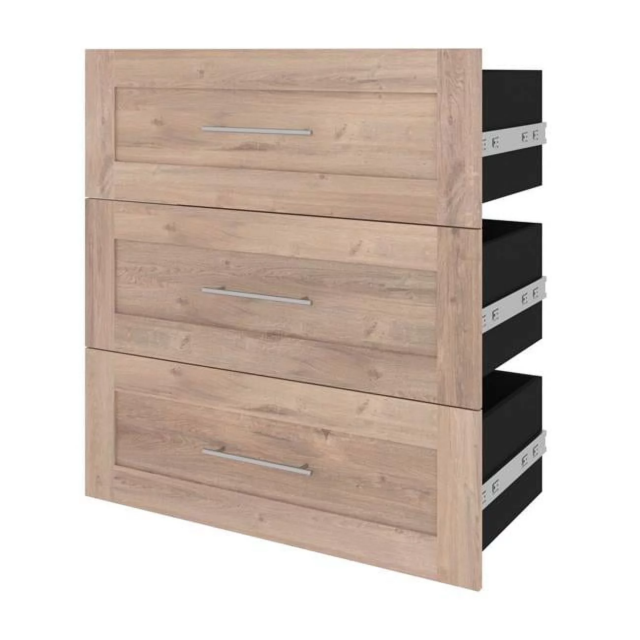 Pur 3 Drawer Set for Pur 36W Closet Organizer in Rustic Brown - Engineered Wood
