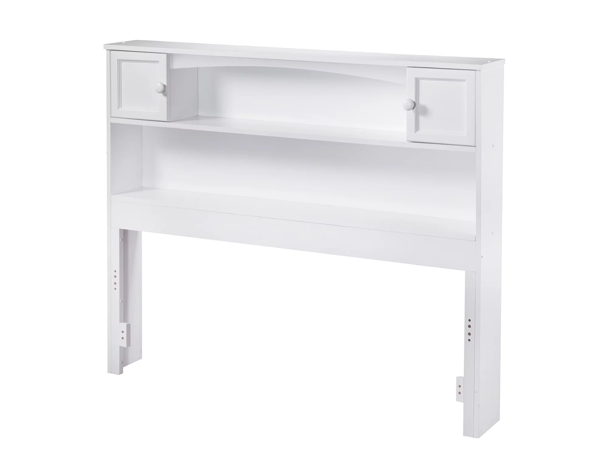 Atlantic Furniture Newport Full Bookcase Headboard in White