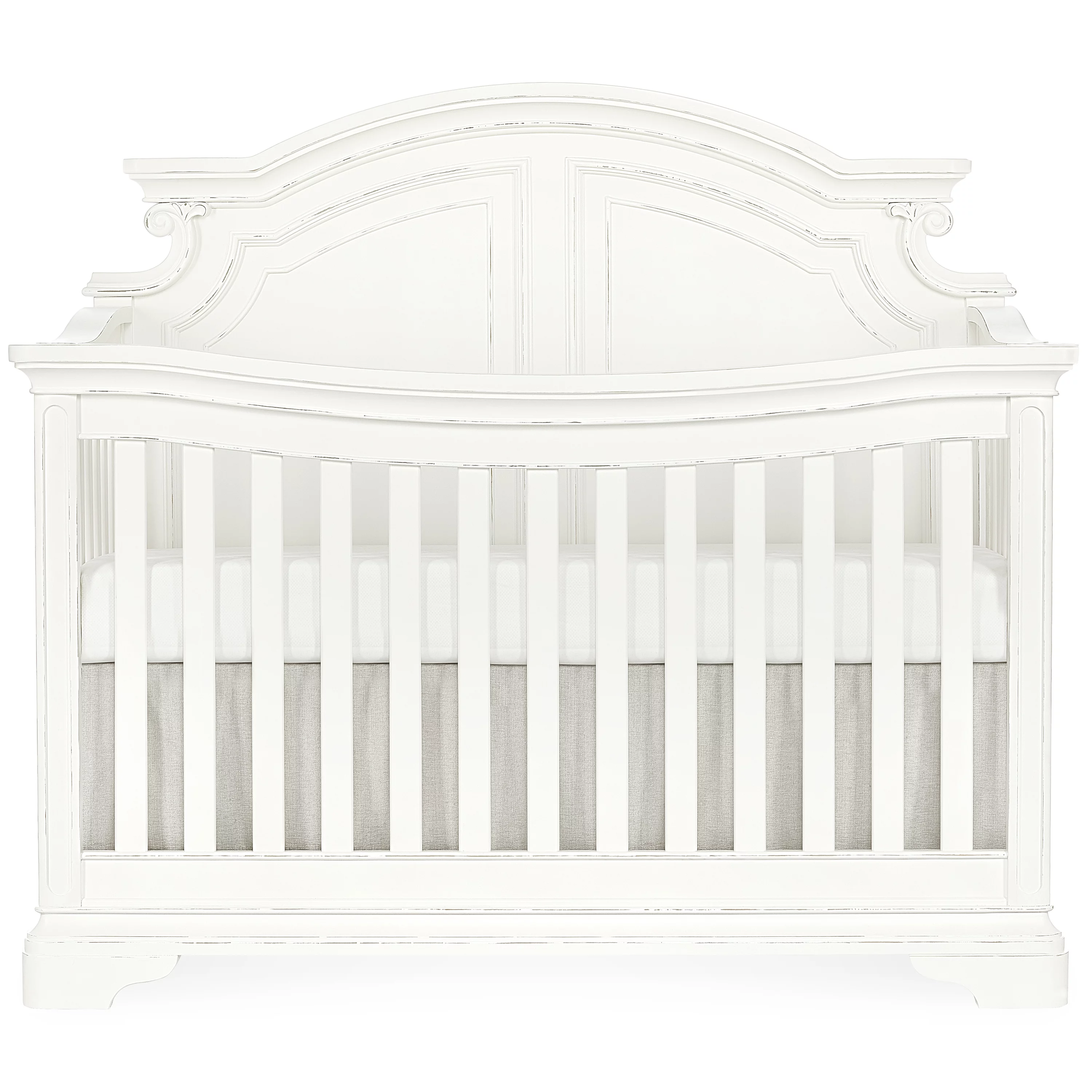 Evolur Signature Belle 5-In-1 Convertible crib, Aged White