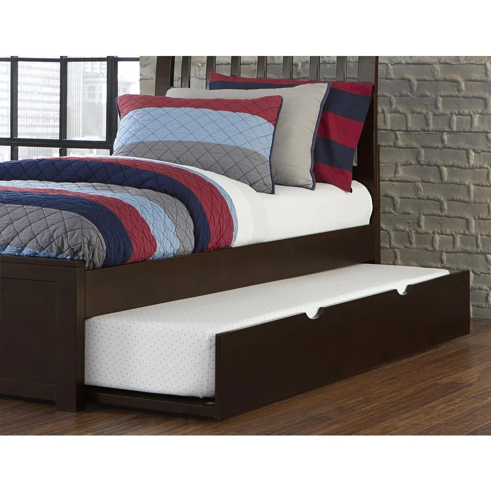Hillsdale Kids and Teen Universal Twin Wood Trundle, Chocolate