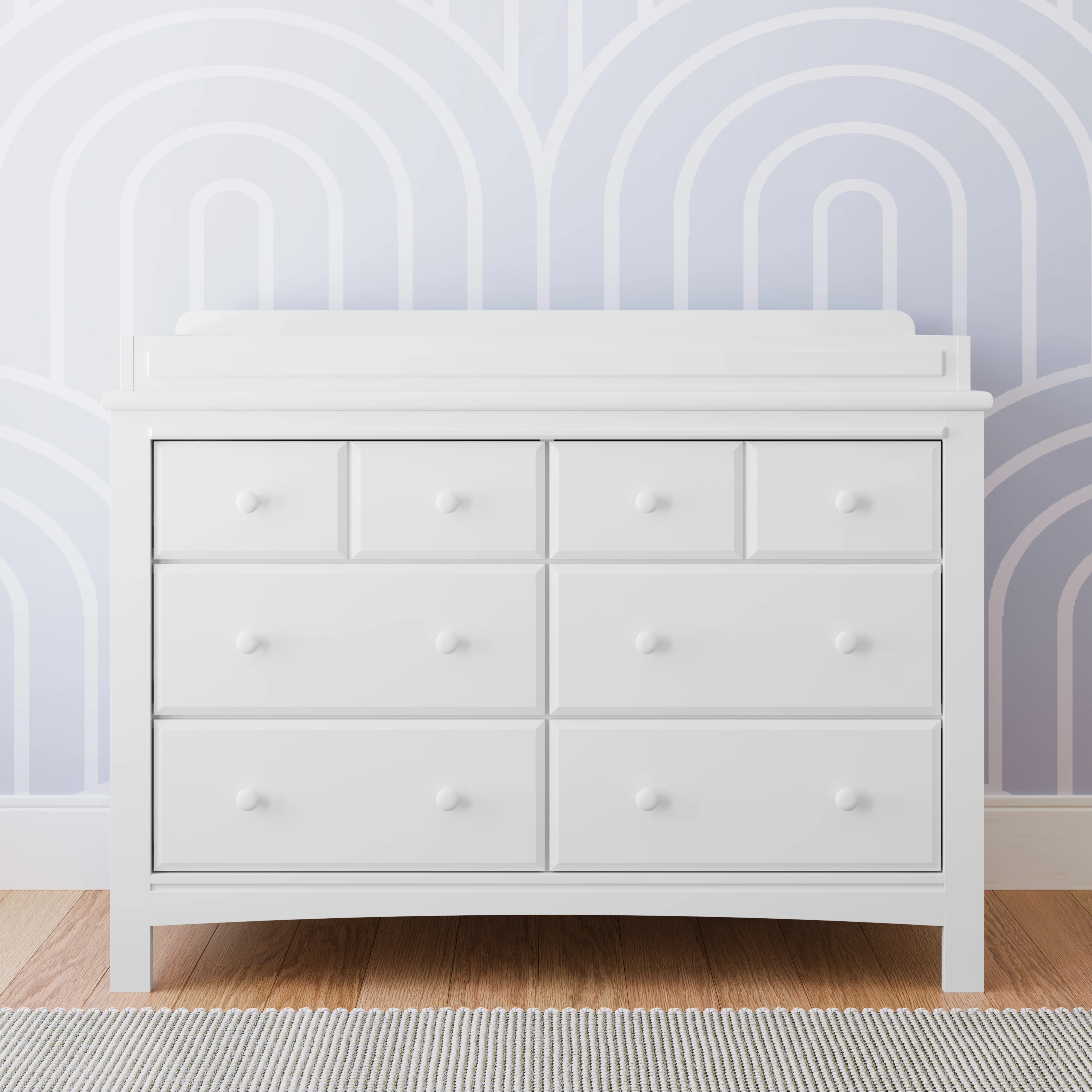 Graco Benton 6-Drawer Double Dresser, White