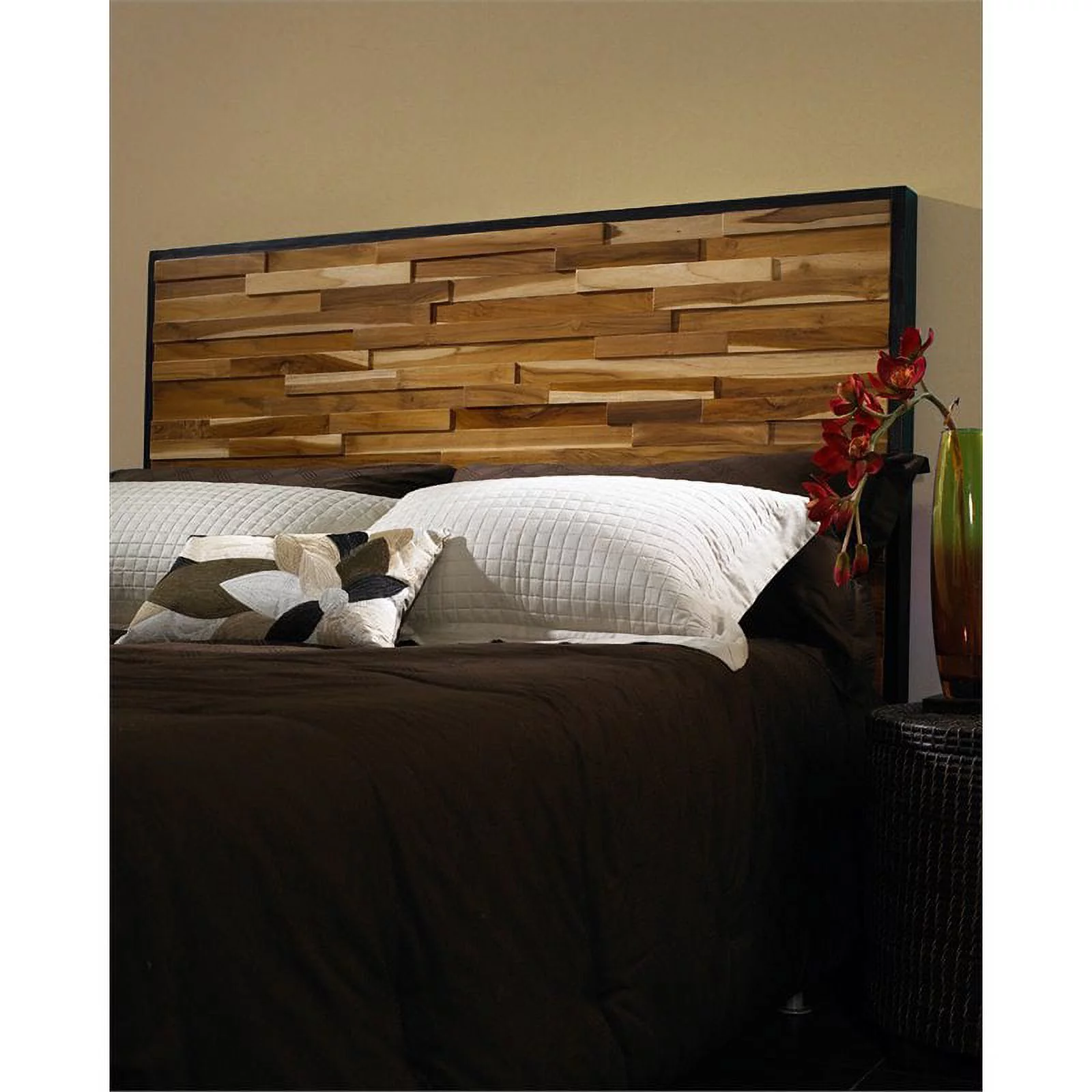 Padma's Plantation Wood King Headboard in Natural