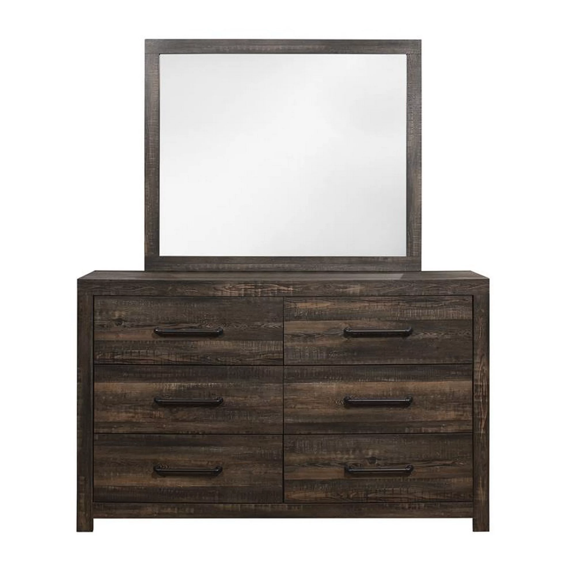 Global Furniture USA Linwood Dark Oak Mirror