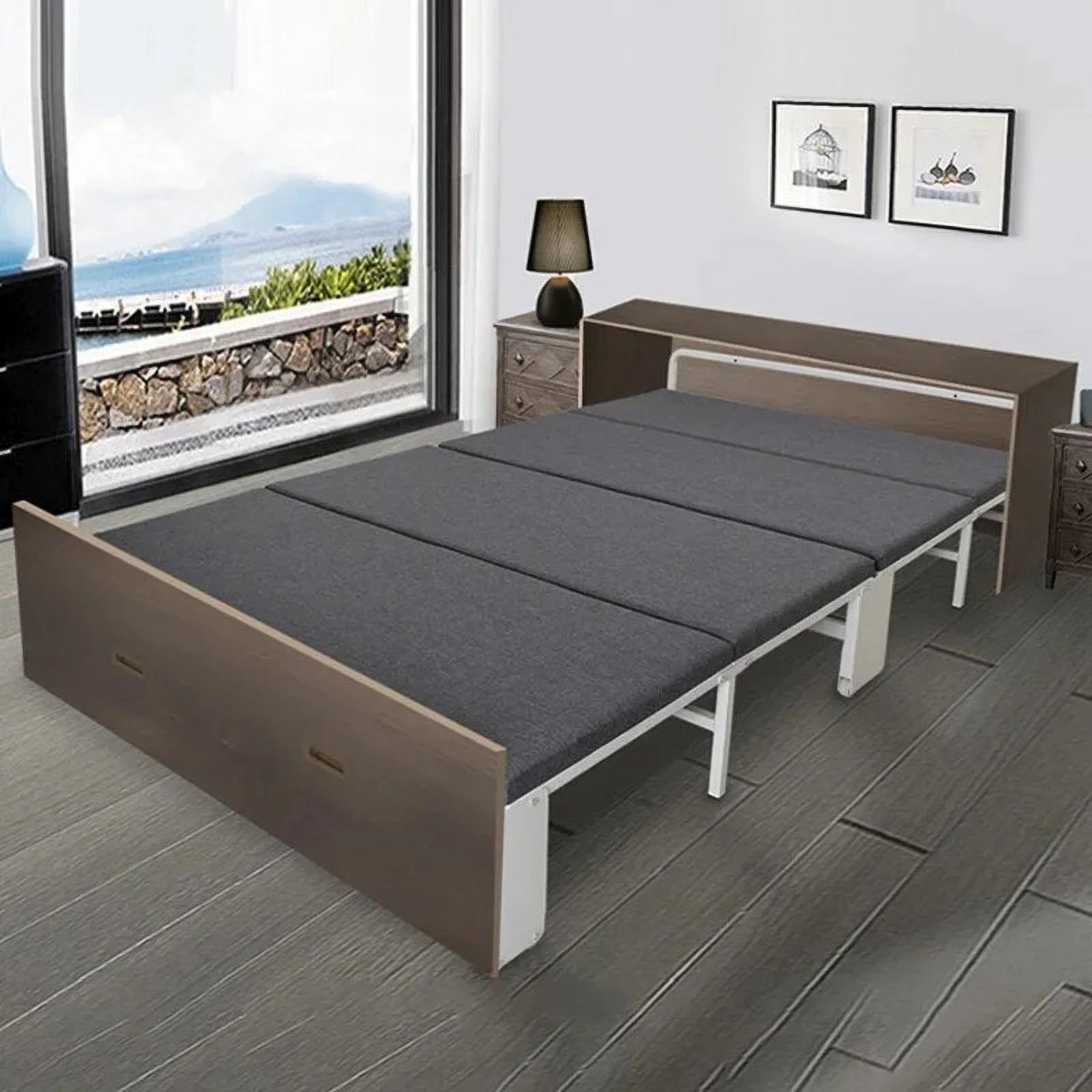 Metal Multifunctional Beauty Bed Kawaii Living Room Day Adults Cheap Bed Frame Nordic Space Saving Cama Plegable Home Furniture