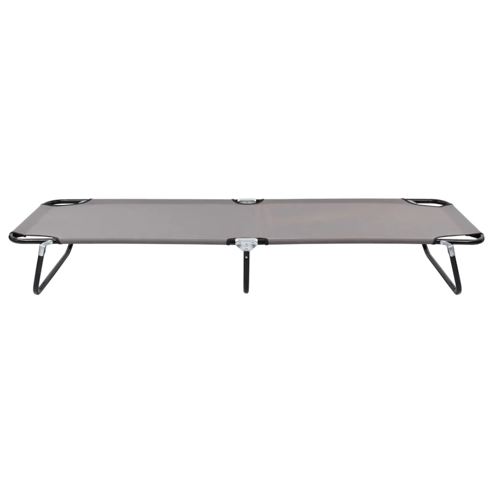 Anself Folding Sun Lounger Fabric Sun Bed Steel Frame Camping Bed for Poolside, Beach, Backyard, Balcony, Garden, Outdoor Furniture 74.8 x 22.8 x 11 Inches (L x W x H)