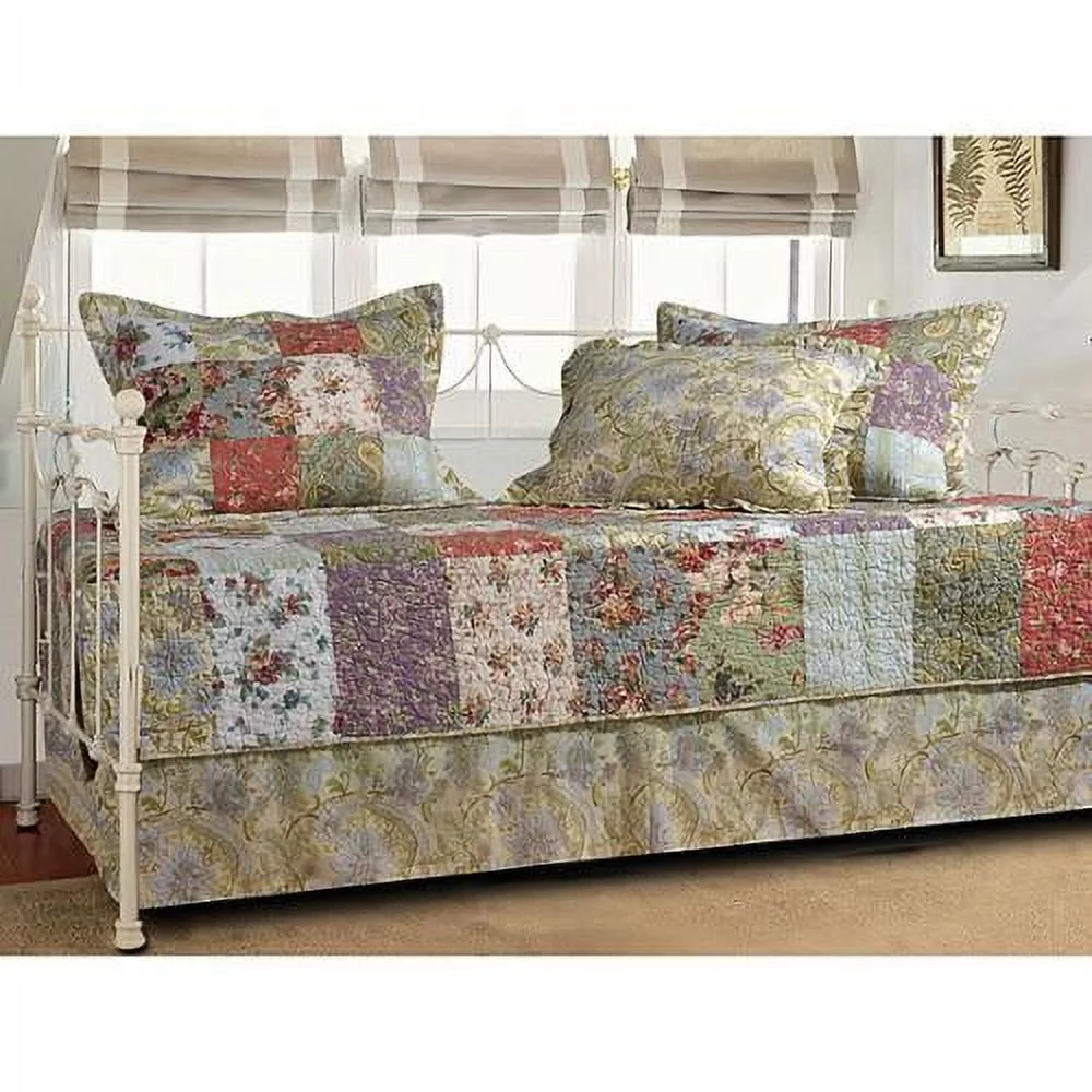 Greenland Home Fashions  Blooming Prairie 5-piece Daybed Bedding Set