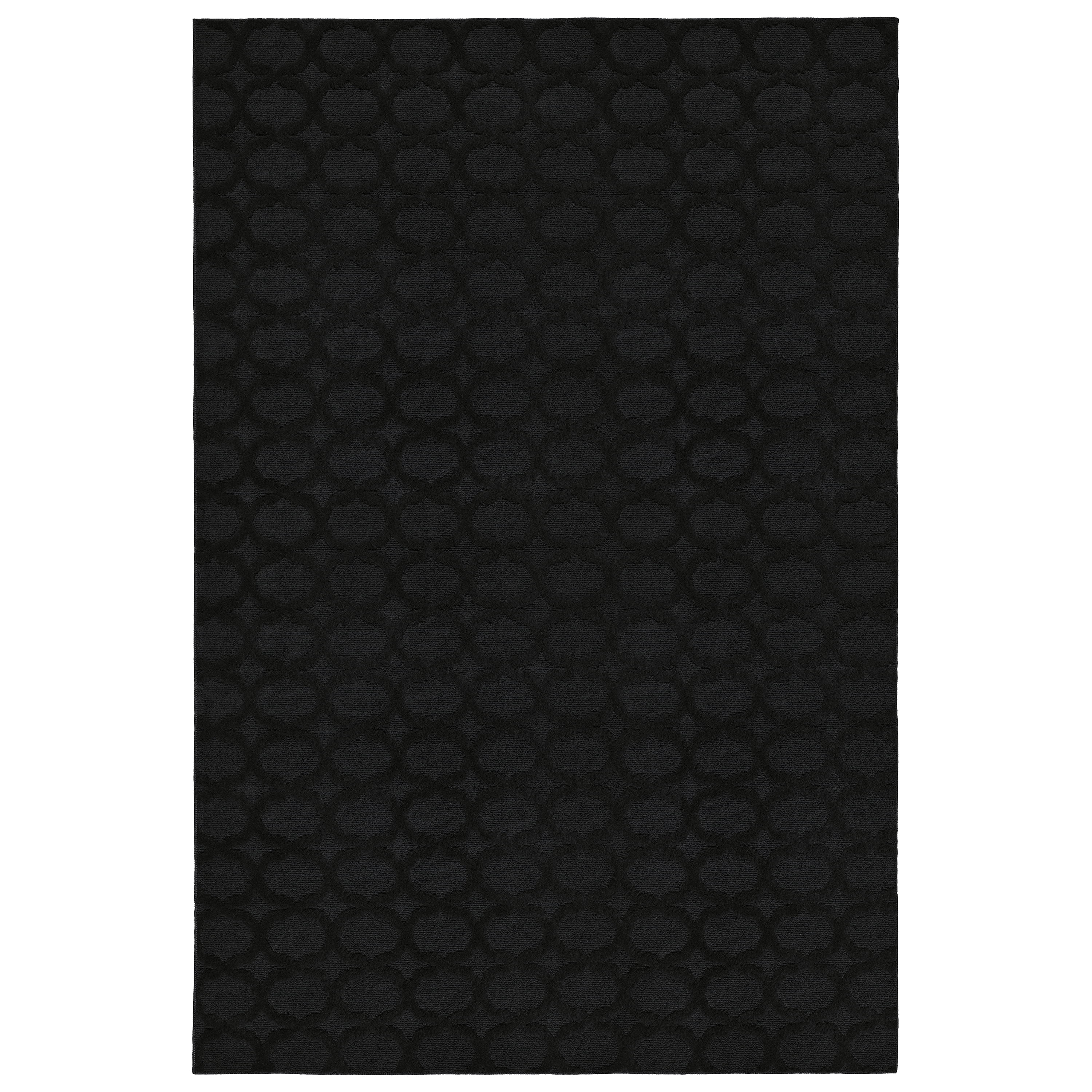 Garland Rug Sparta 12 ft. x 12 ft. Large Area Rug Black