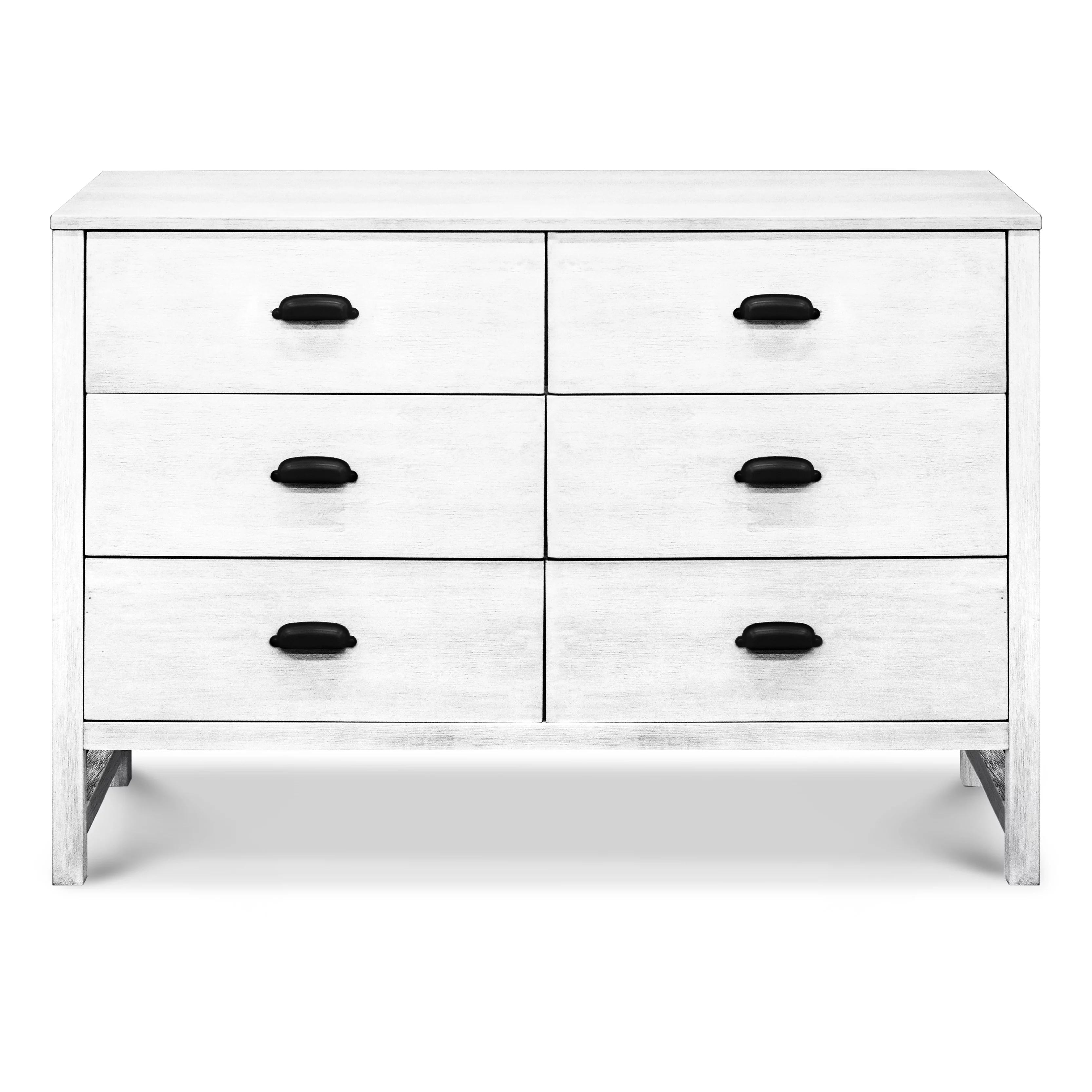 DaVinci Fairway 6 Drawer Double Dresser in Cottage White