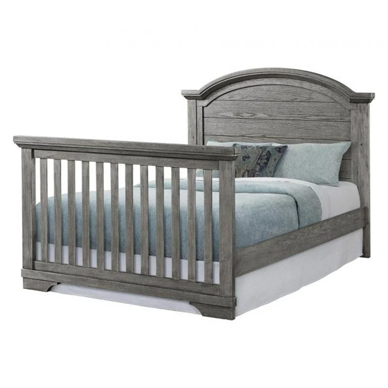 Westwood Design Foundry Traditional Wood Bed Rails in Brushed Pewter