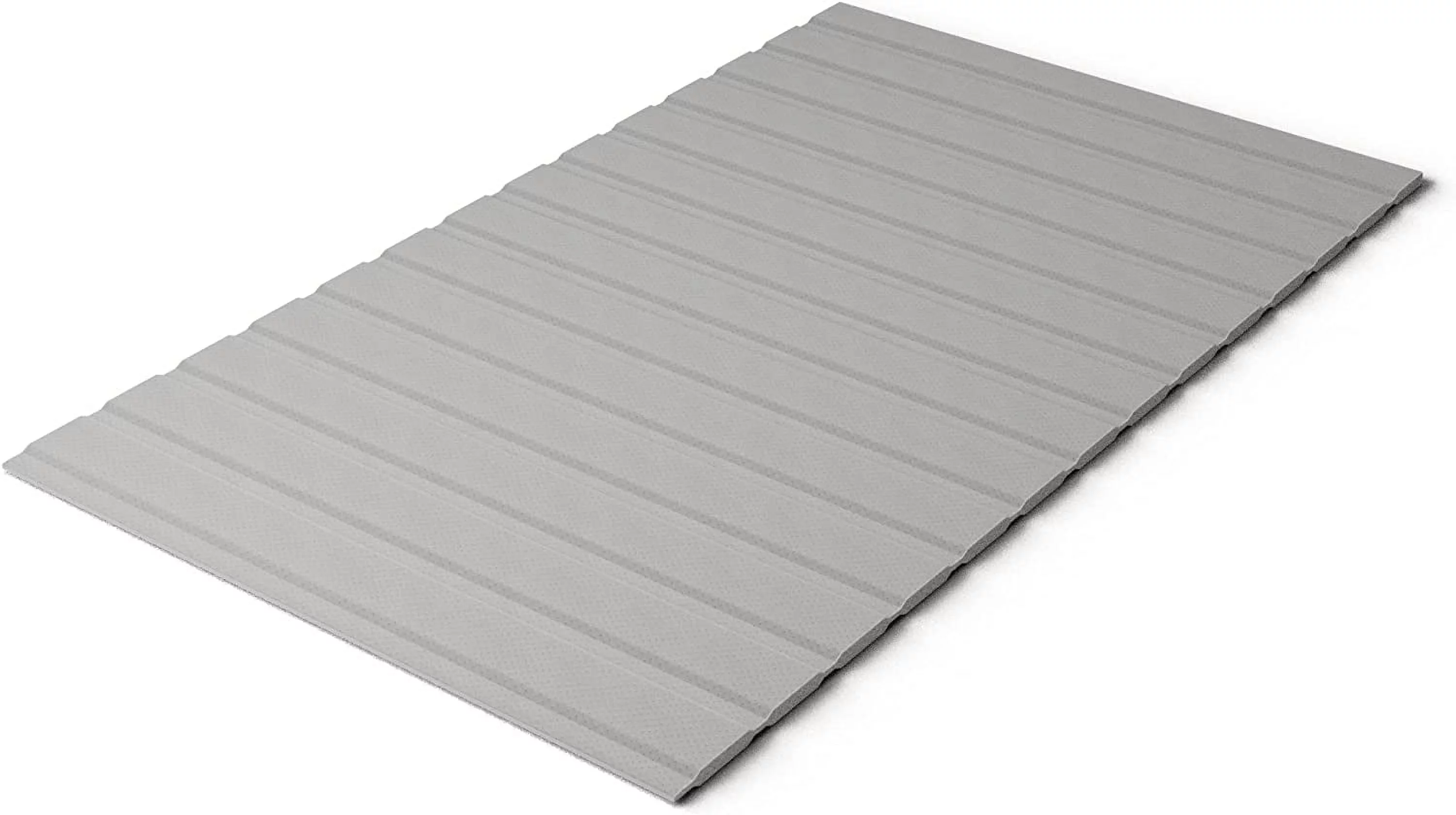 JIAH, 0.75-Inch Heavy Duty Horizontal Mattress Support Wooden Bunkie Board/Bed Slats with Cover, King, Grey
