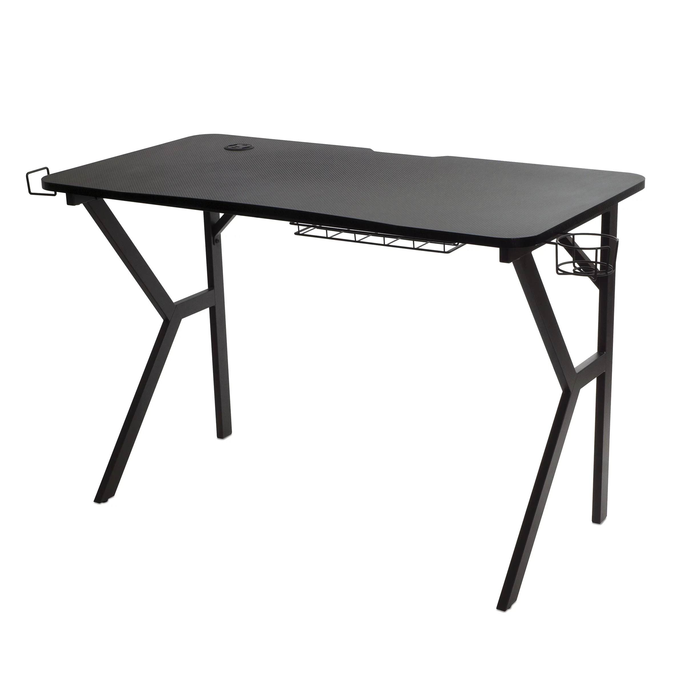Atlantic Spectrum Gaming Desk with LED Lighting and Cable Management Tray, 29.75