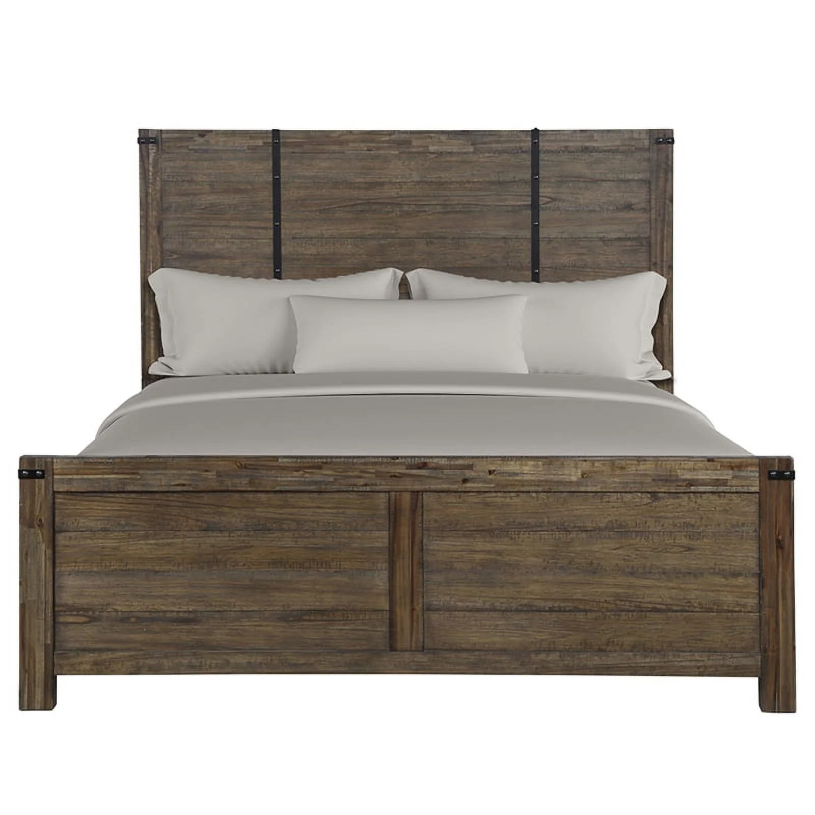 New Classic Galleon 4-Piece Wood Cal King Bedroom Set with Chest in Walnut