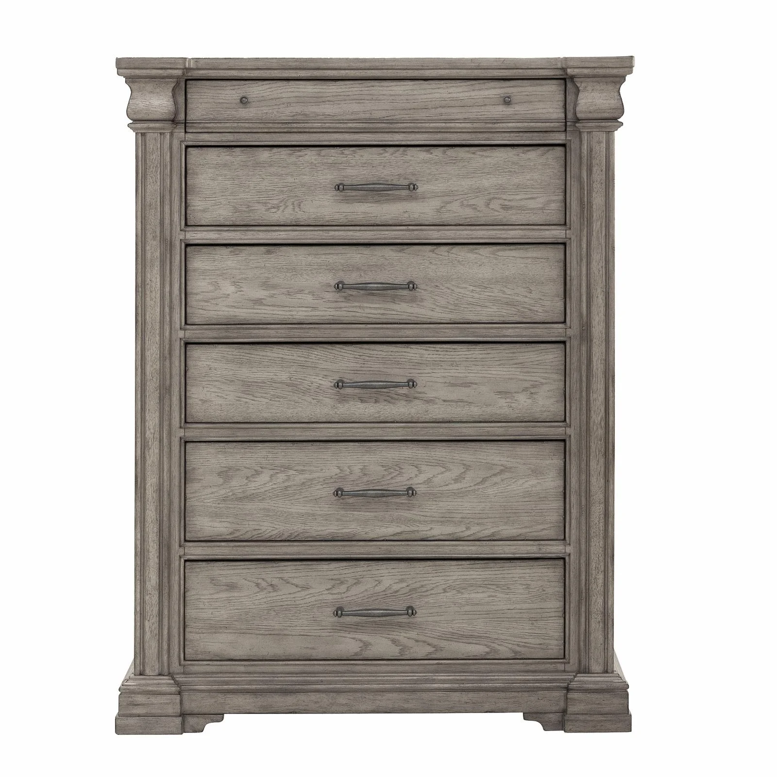Madison Ridge 6 Drawer Wood Chest in Heritage Taupe Finish by Pulaski Furniture