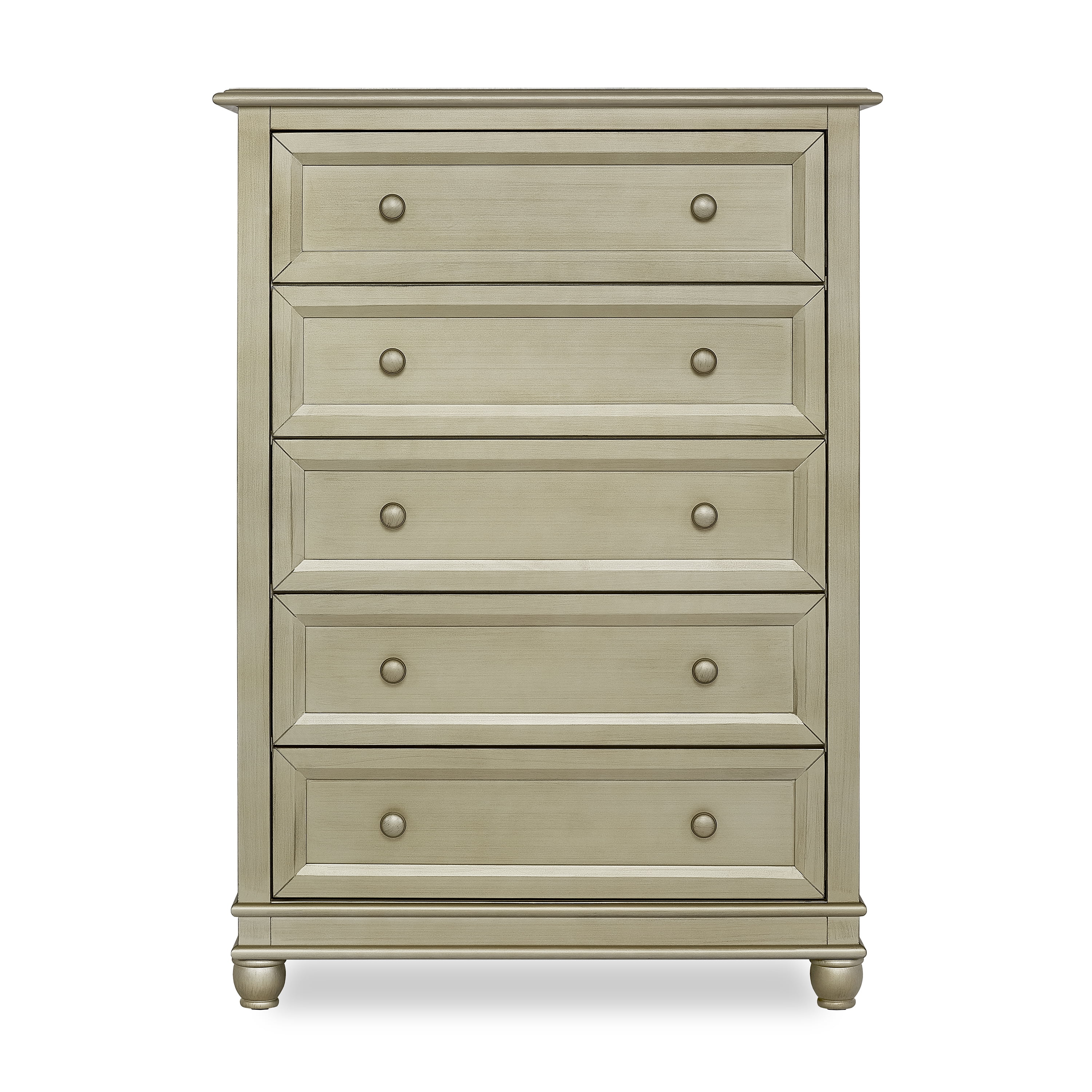 Evolur Hampton 5 Drawer Dresser, Antique Bronze