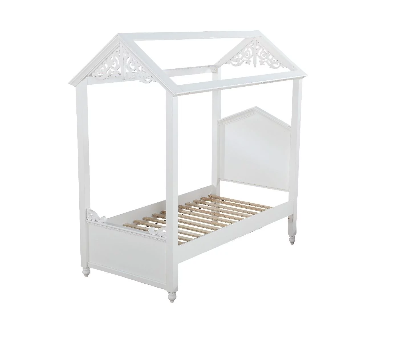 37345F Full Bed - White