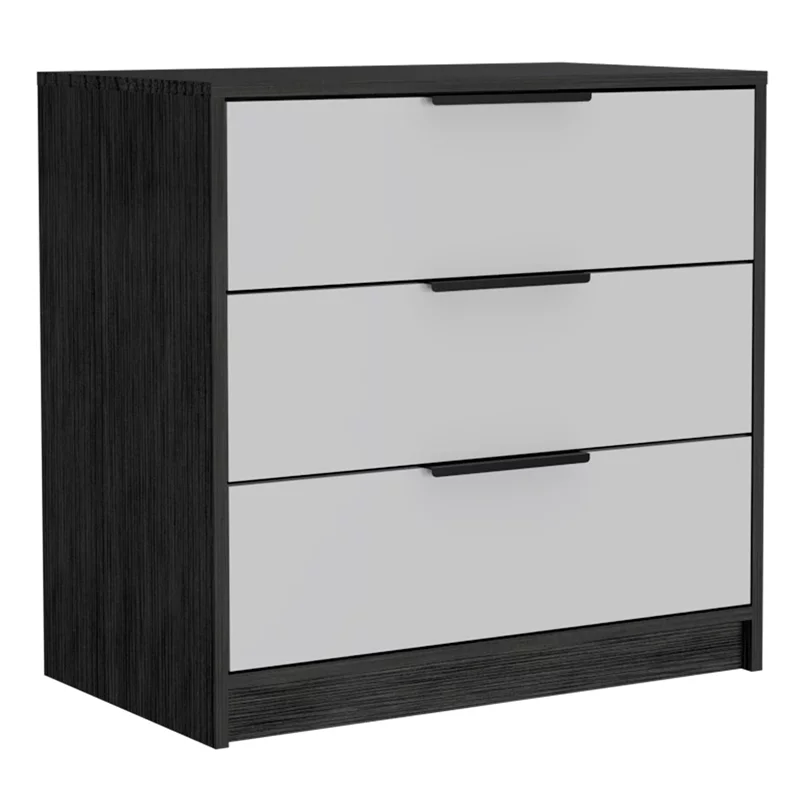 Home Square 2-Piece Set with Four Drawer Dresser and 3 Drawers Dresser