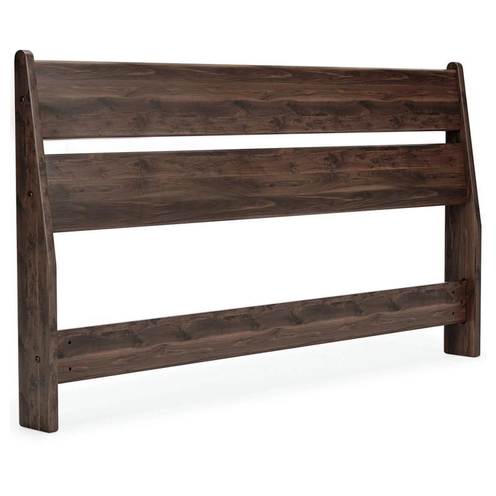 Home Square 2 Piece Bedroom Set with Queen Headboard and Platform Bed in Mocha