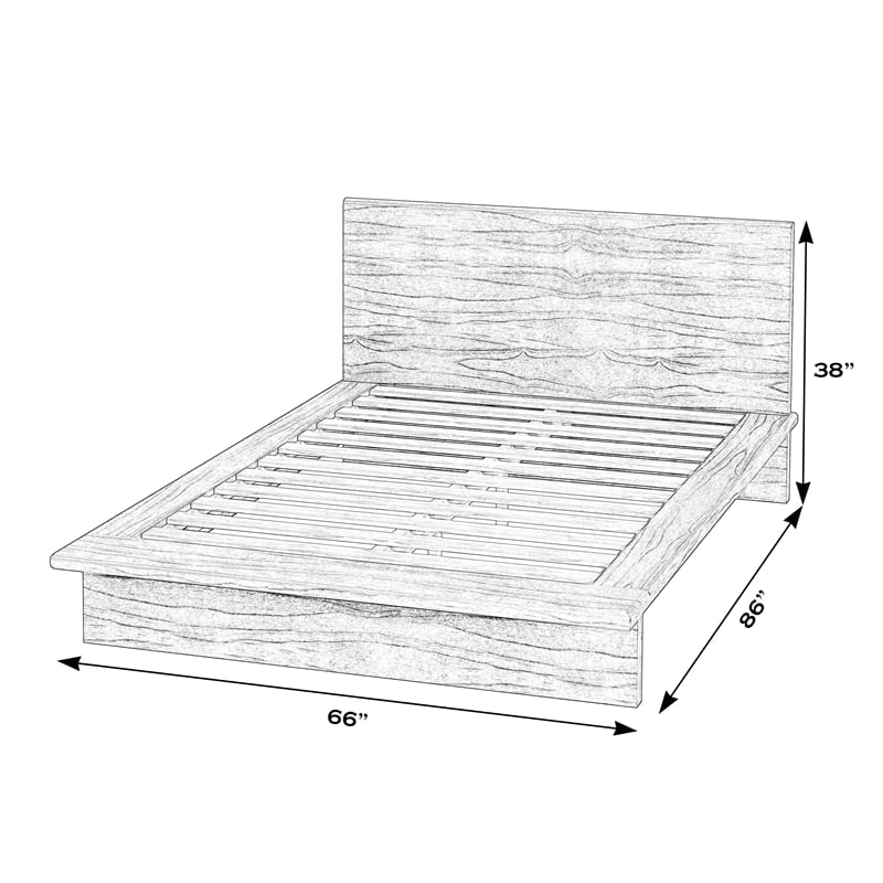 Butler Specialty Company Halmstad Wood Queen Size Bed in Black