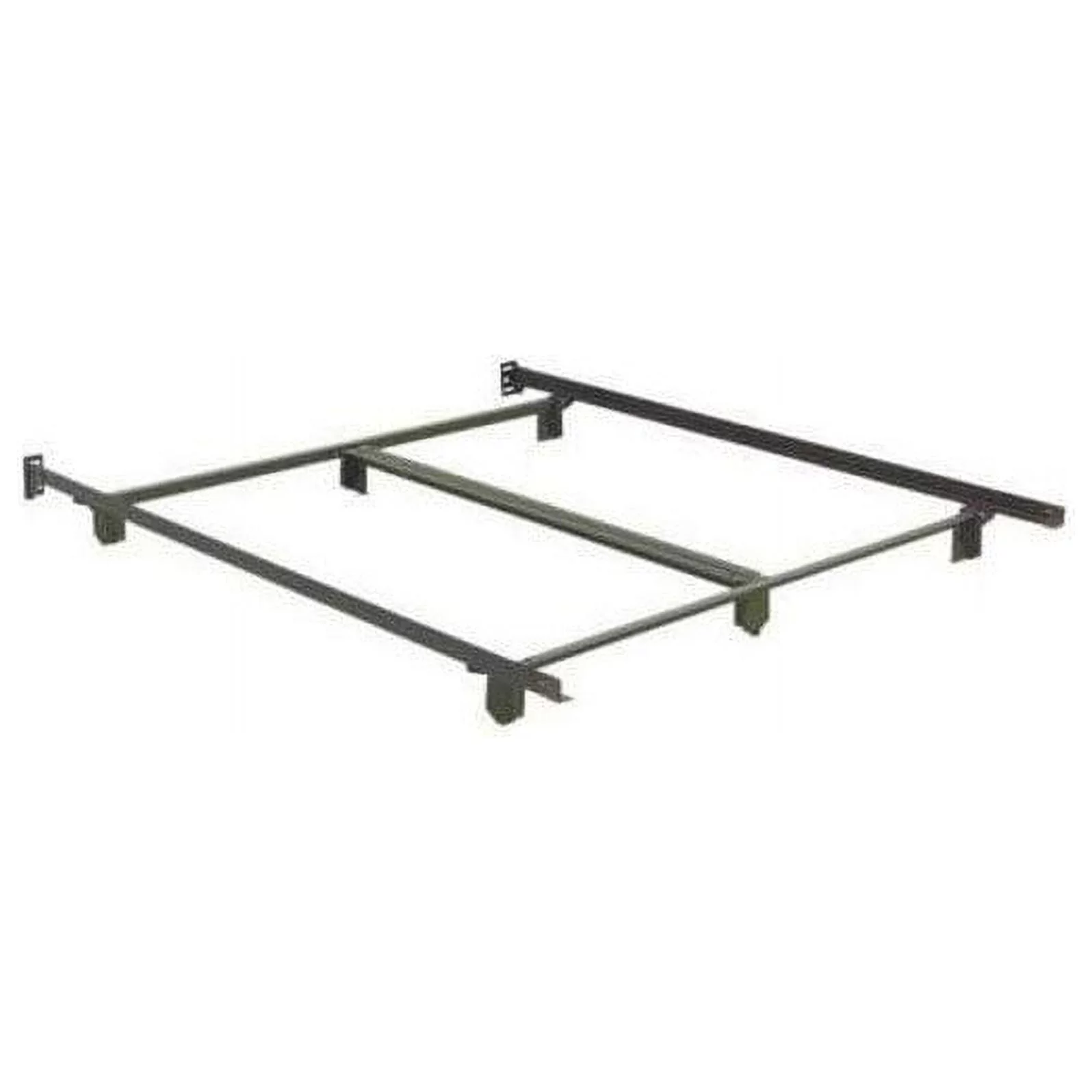 Hillsdale Furniture Cole Double Arch Black Twinkle Metal King Headboard with Bed Frame