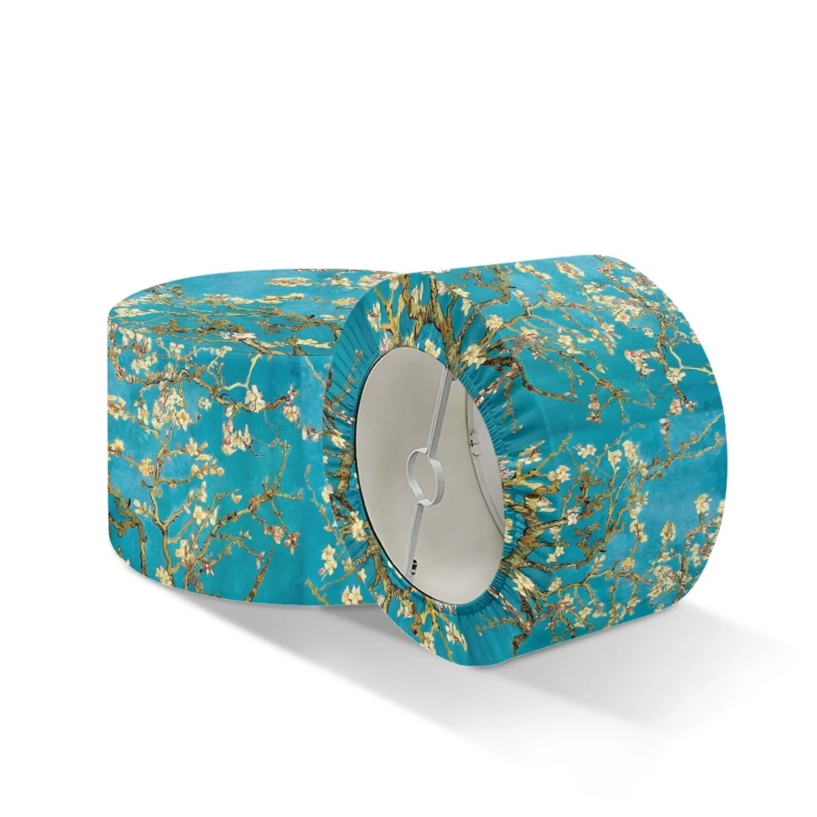 Pzuqiu Cylinder Lampshades for Table Lamp Large Size Home Decoration Set,2pcs 13.6