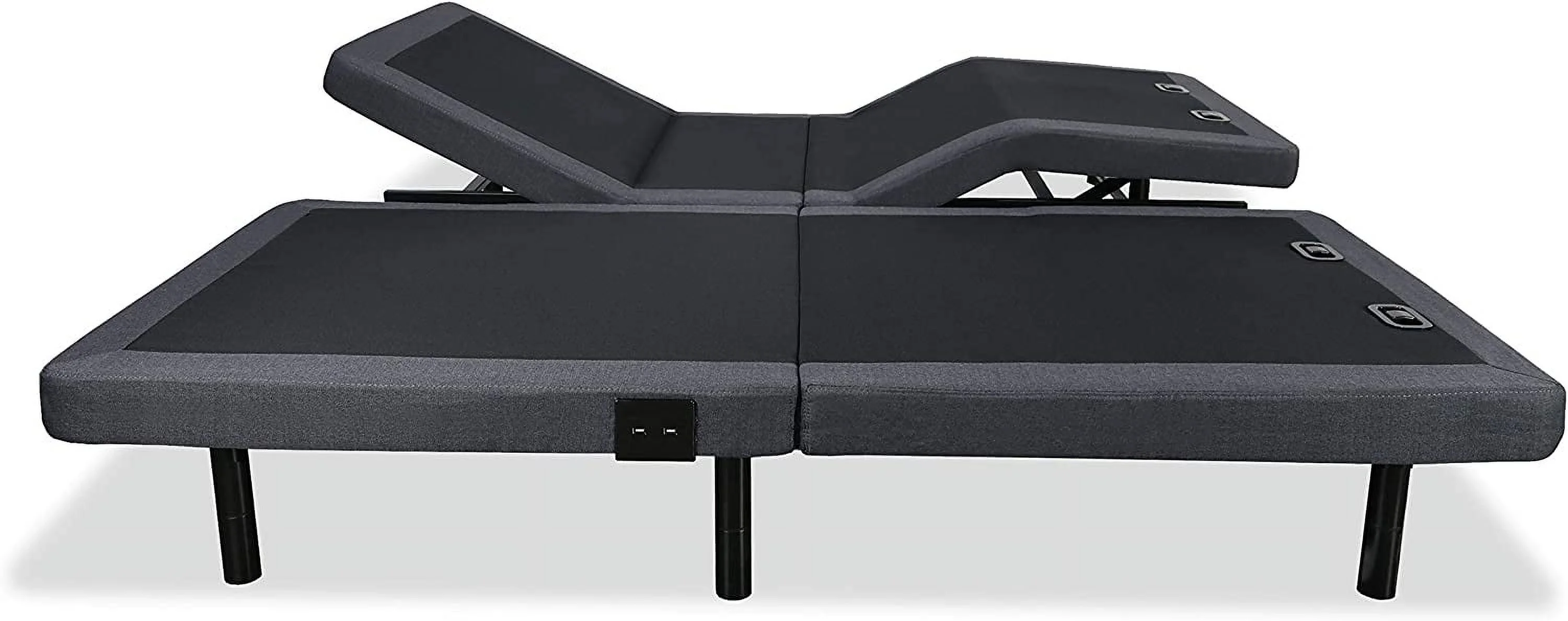 4i Custom Adjustable Bed Base  Wireless  Massage  Dual USB Charge  Nightlight  Zero-Gravity  Anti-Snore  Memory Pre-Sets  Queen