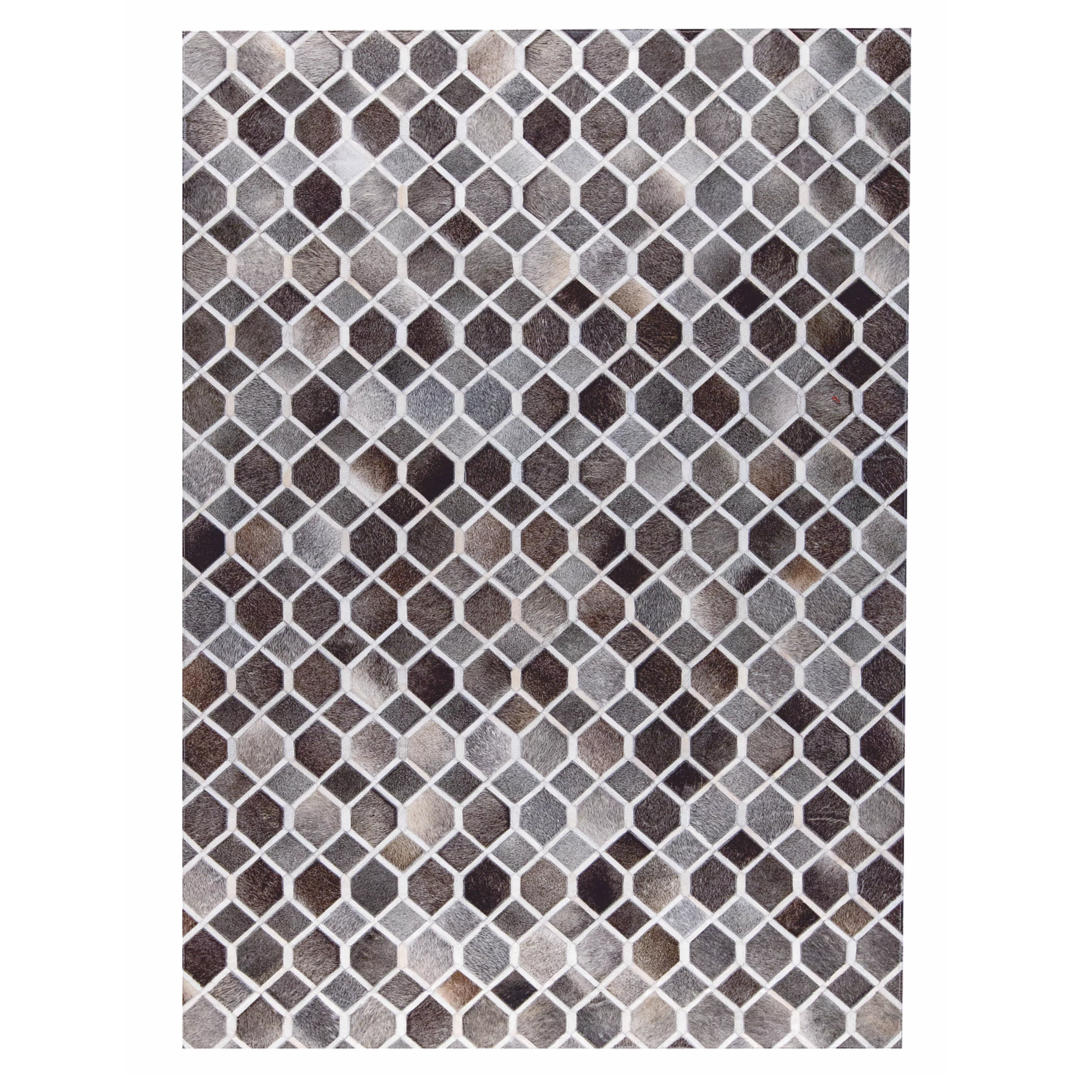 MA Trading Handmade Hydra Rug (India) Grey/White 8' x 10' 8' x 10' Living Room
