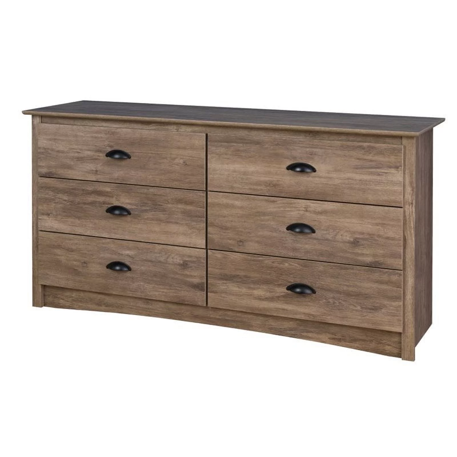 Home Square 2-Piece Set with King Platform Storage Bed and 6-Drawer Dresser